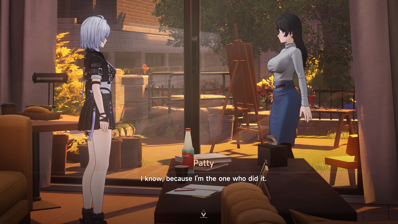 Neverness to Everness Miles Apart quest Zero and Patty talking