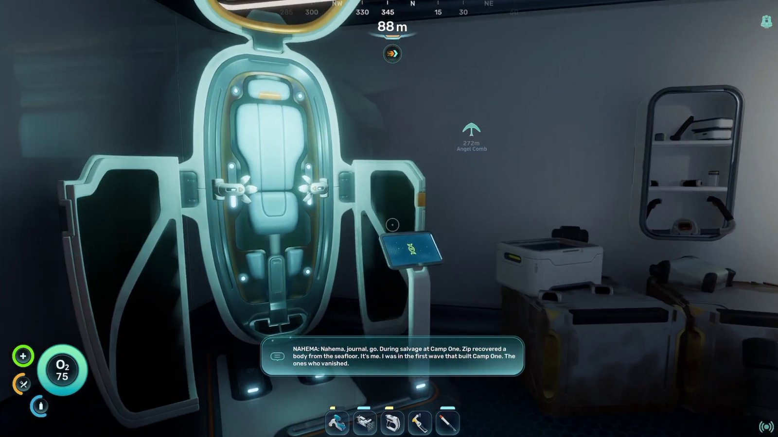 Subnautica 2 Endurance Biobed Unauthorized NOA Modification 1