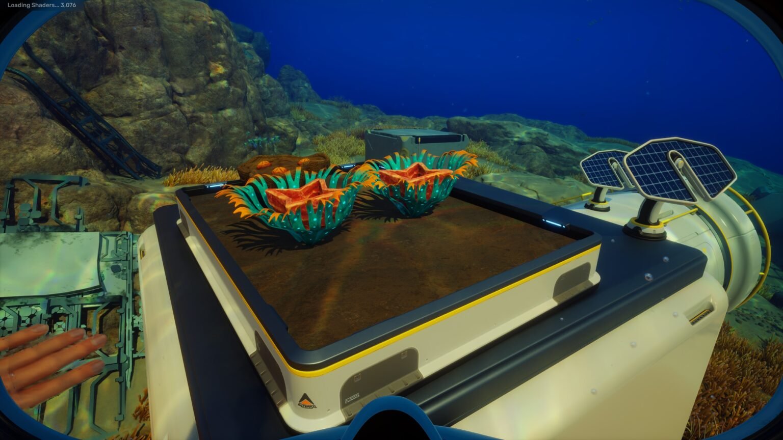 Plants in a Growbed in the game Subnautica 2