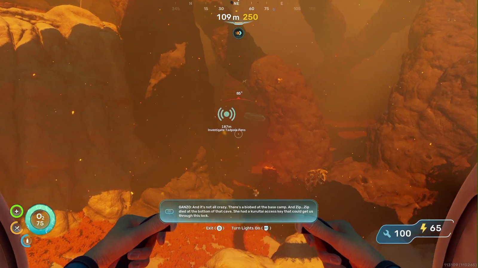 Subnautica 2 Tadpole Pens Access Key Distance