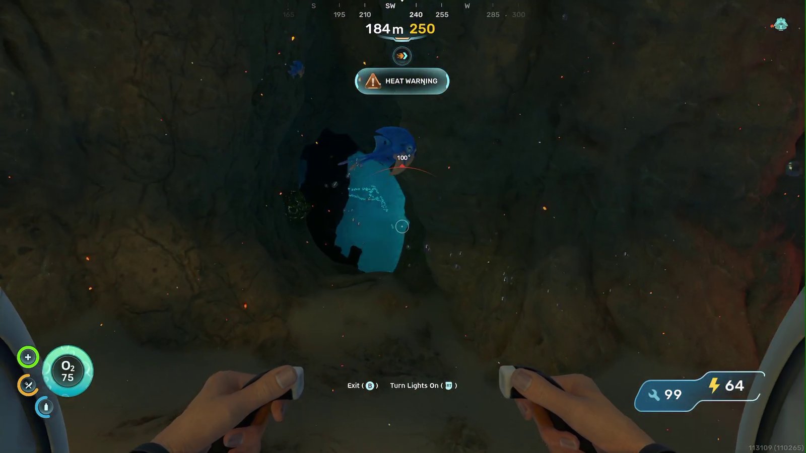 Subnautica 2 Tadpole Pens Fire Cave Entrance