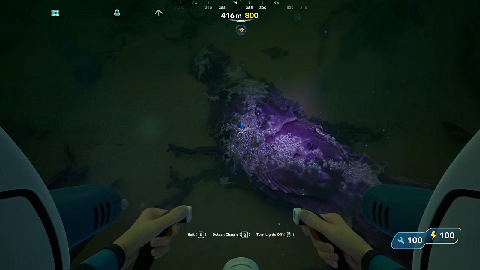 Subnautica 2 blue blob on Alien Ruins Branch