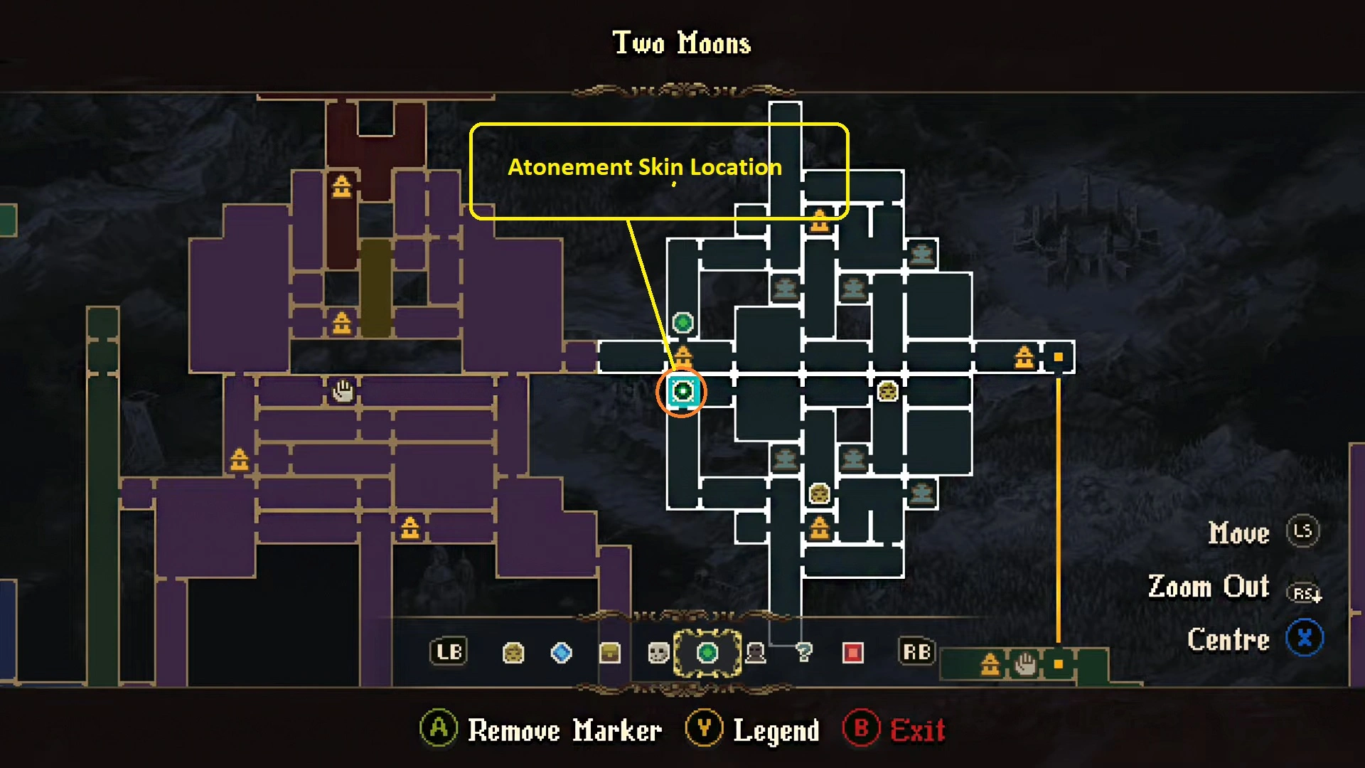 Blasphemous 2 Two Moons Map