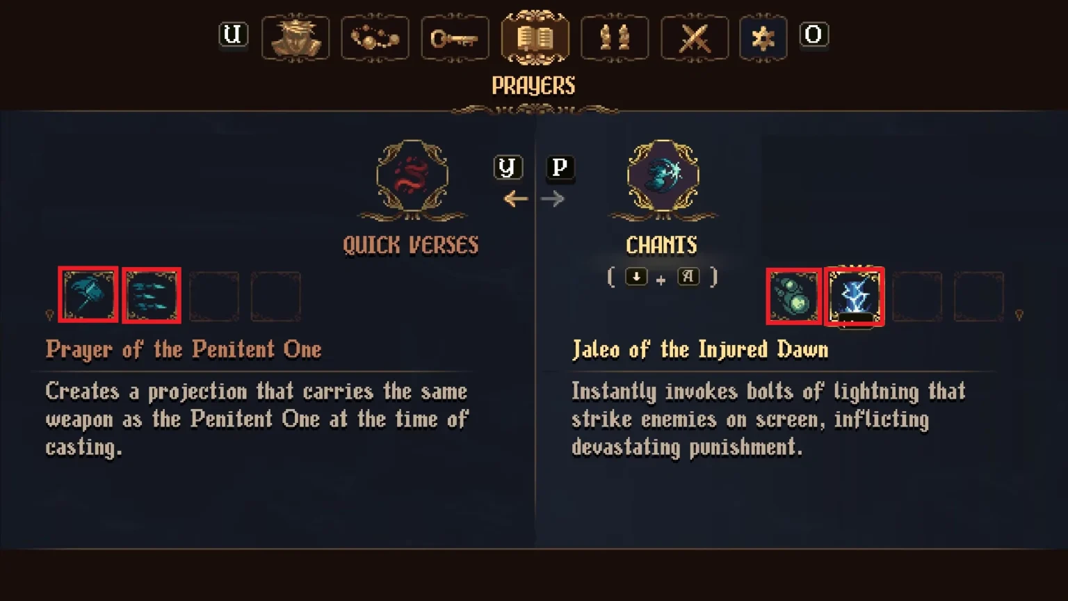 Blashphemous 2 All Prayers Third Sin DLC
