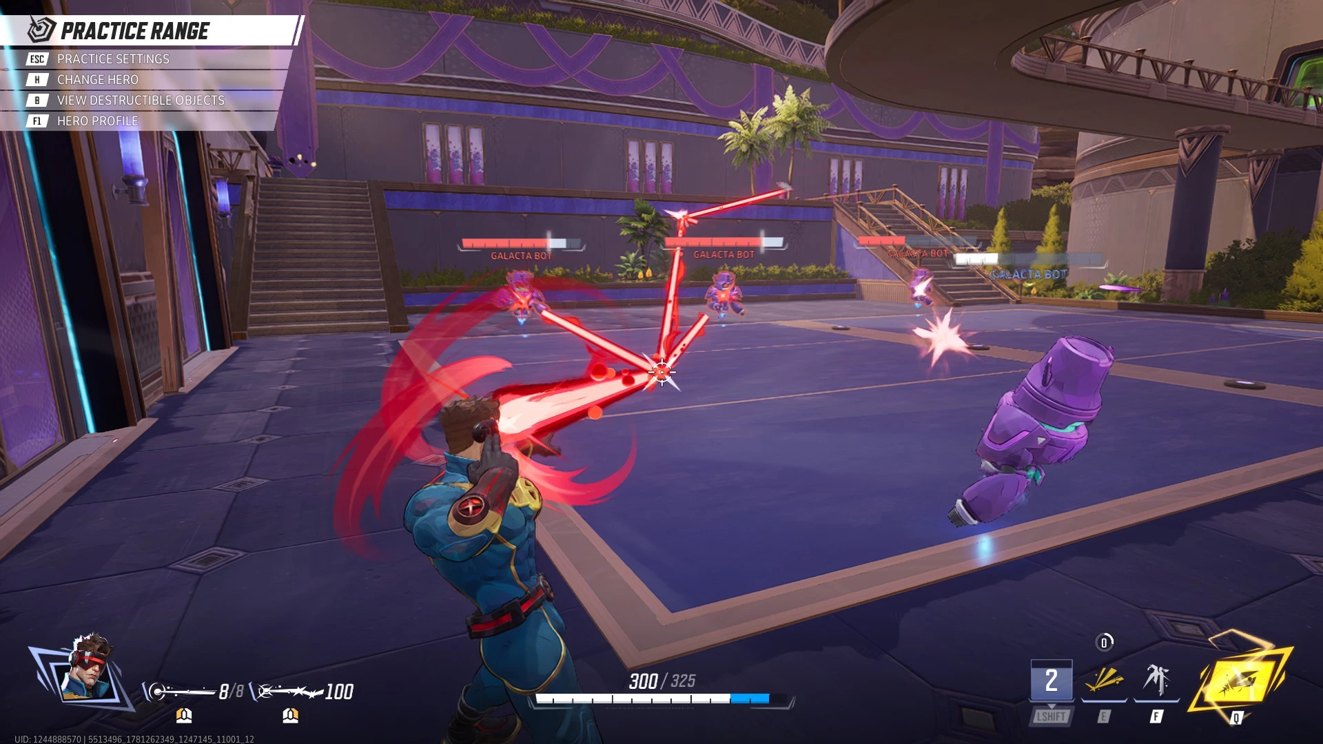 Cyclops ricochet attack in Marvel Rivals