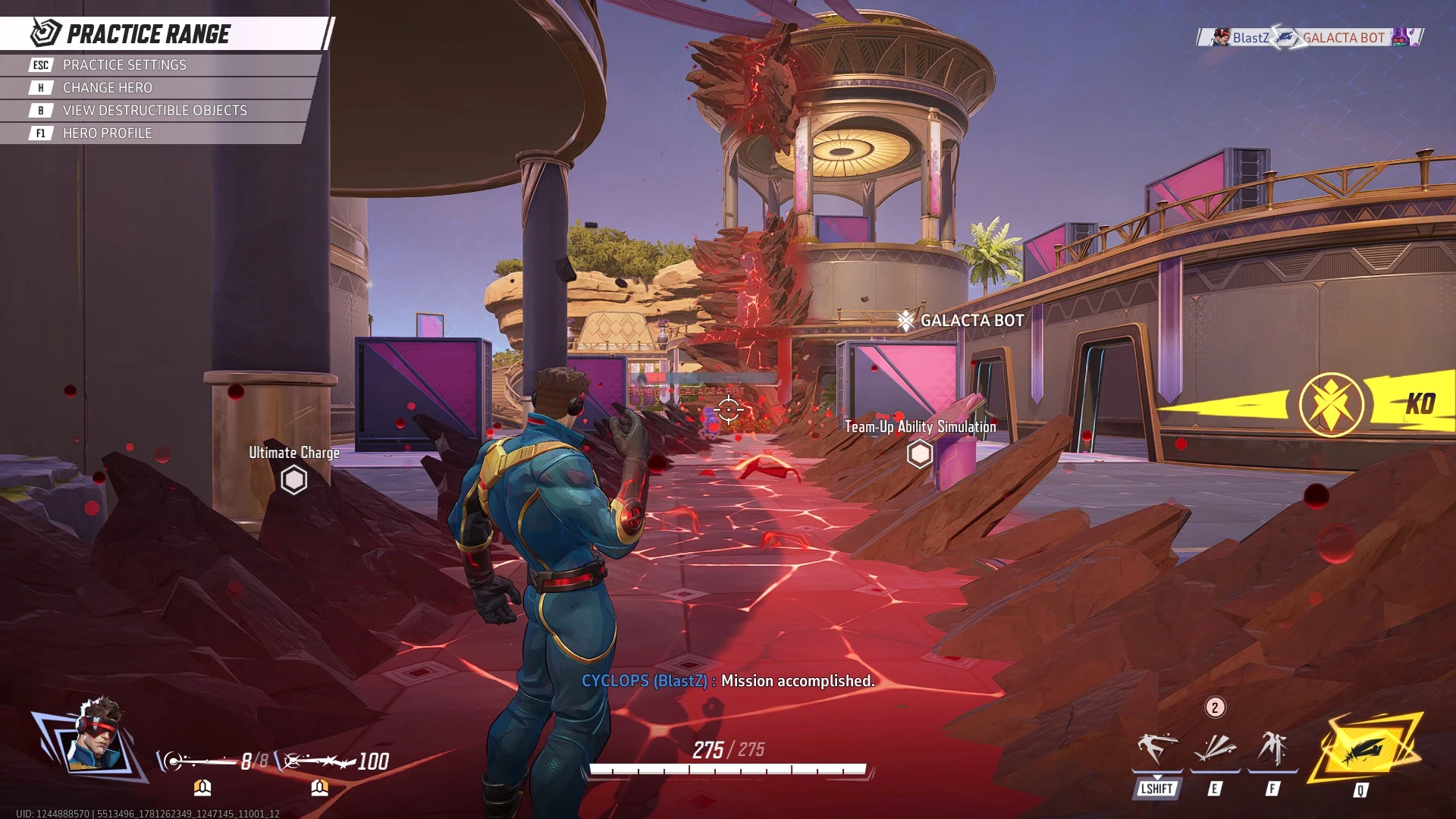Cyclops Ruby Rage in Marvel Rivals