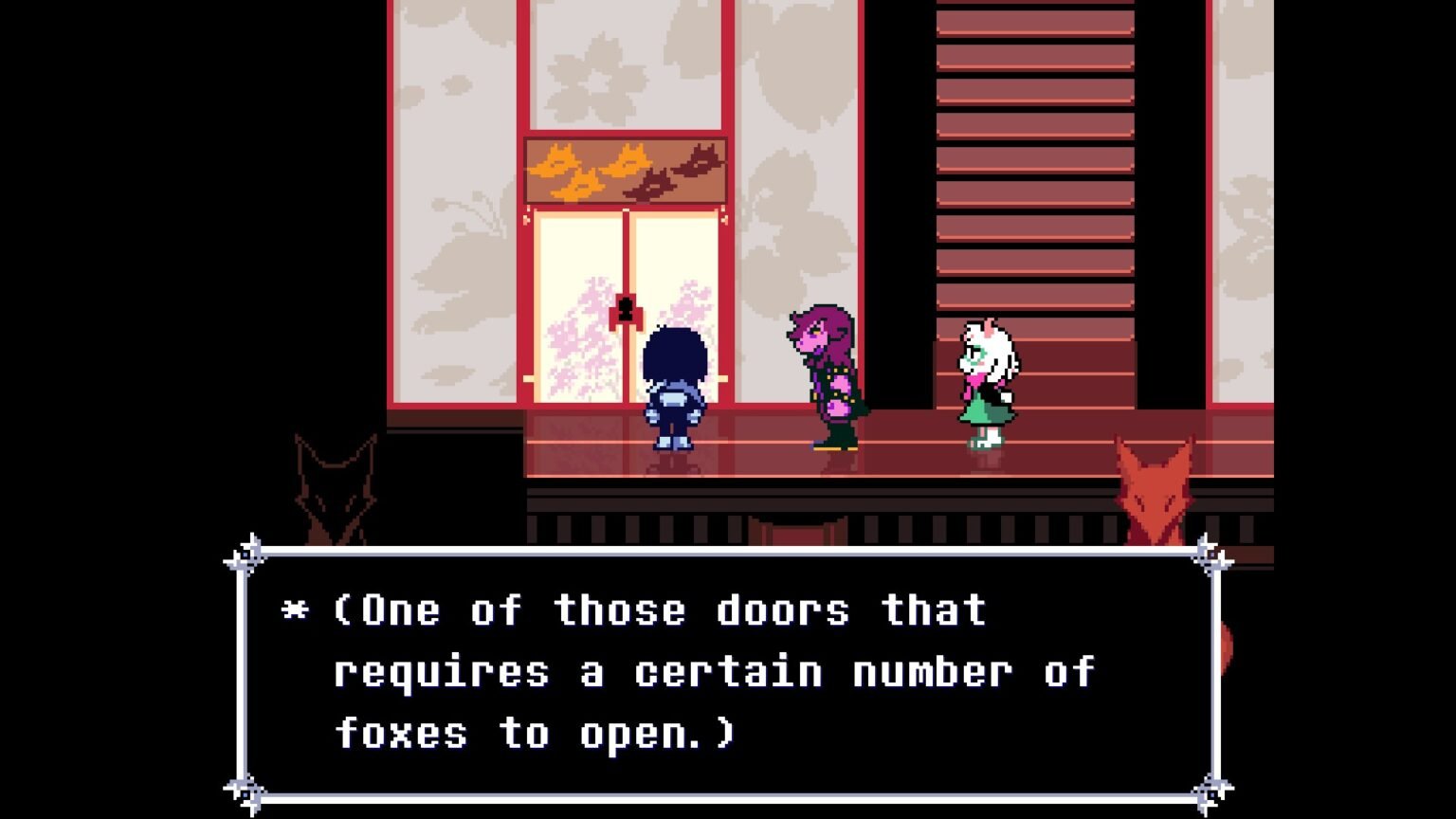 The Foxes Room in Deltarune Chapter 5