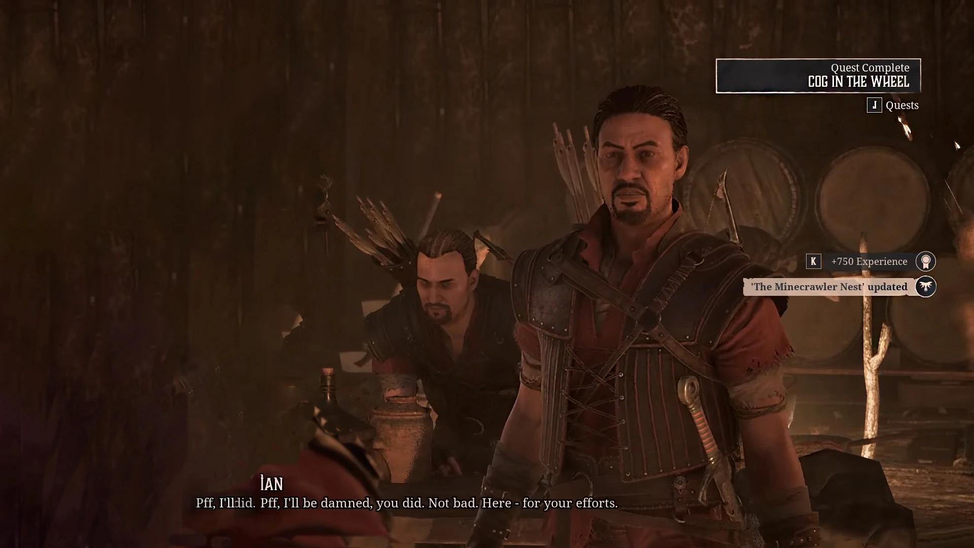 Gothic Remake Cog In the Wheel Quest Line Ian NPC