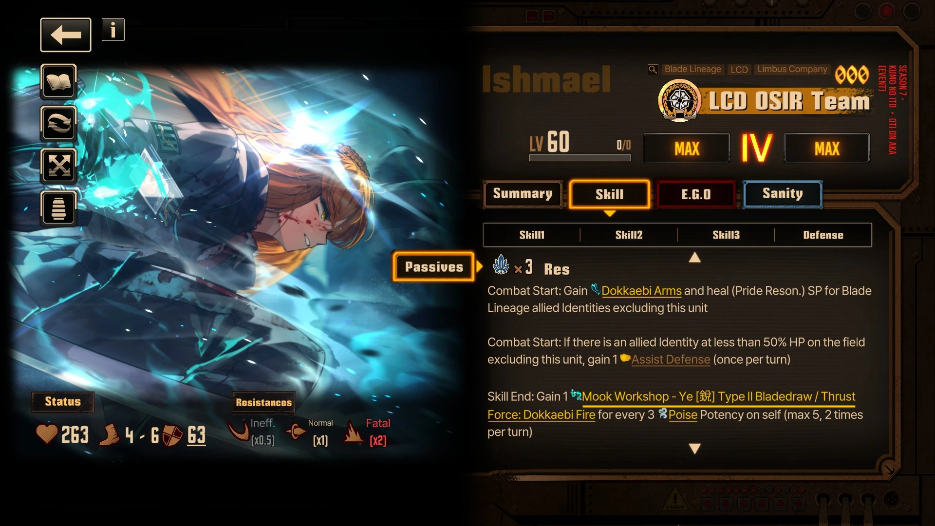 LCD OSIR Team Ishmael's third passive