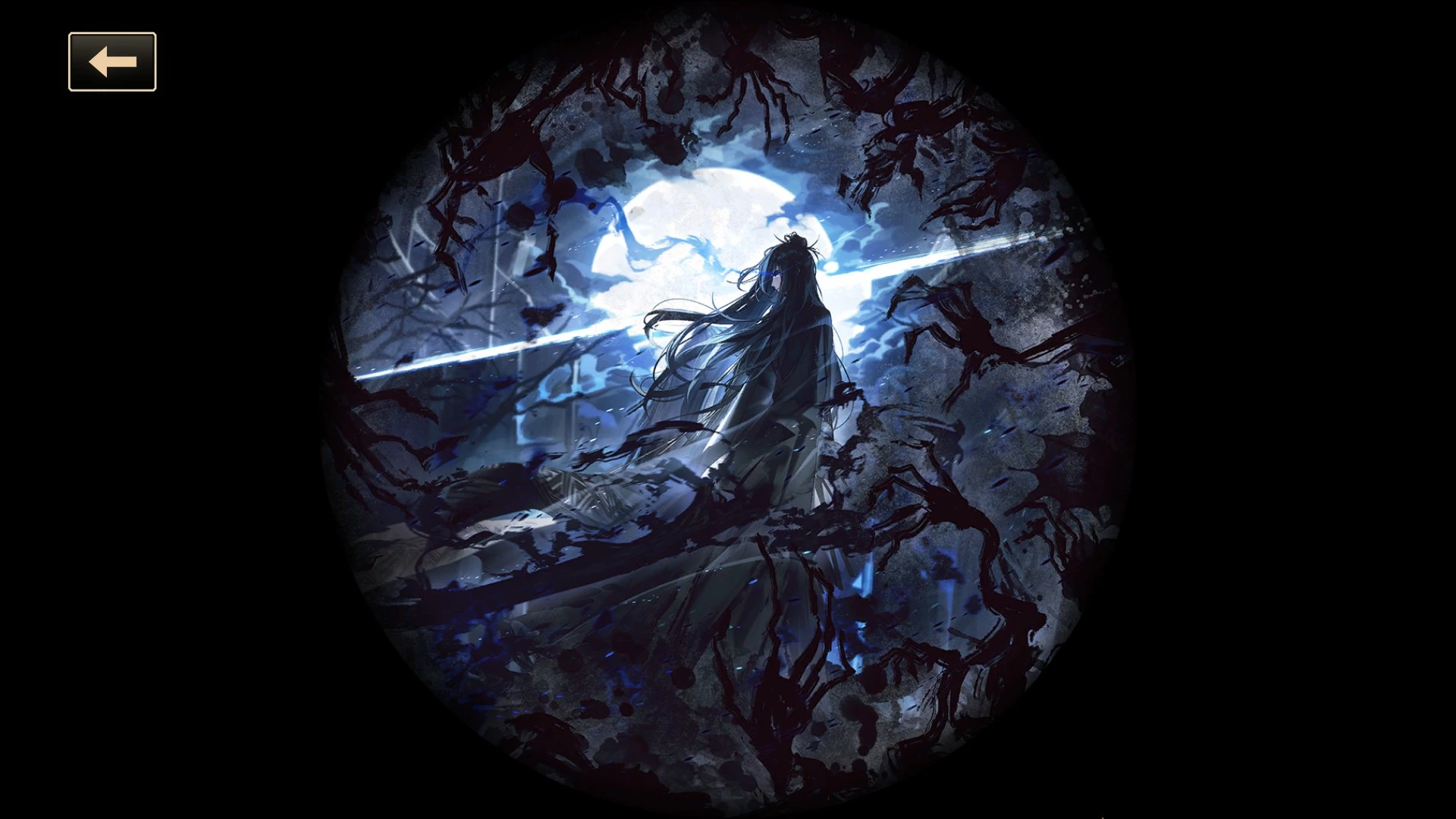 Shadow-vested Bladesinger Art