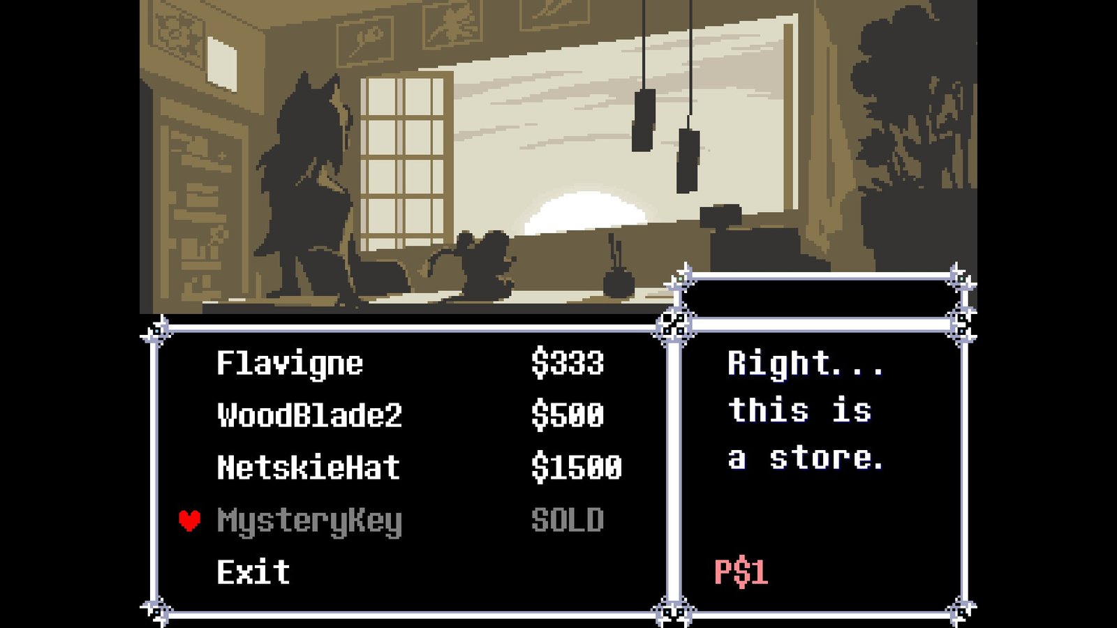 the shopkeep for the secret boss key