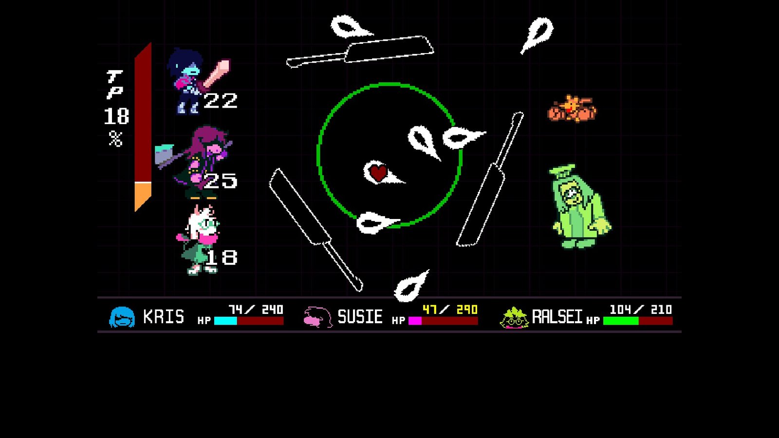 Green's Final attack in Deltarune Chapter 5