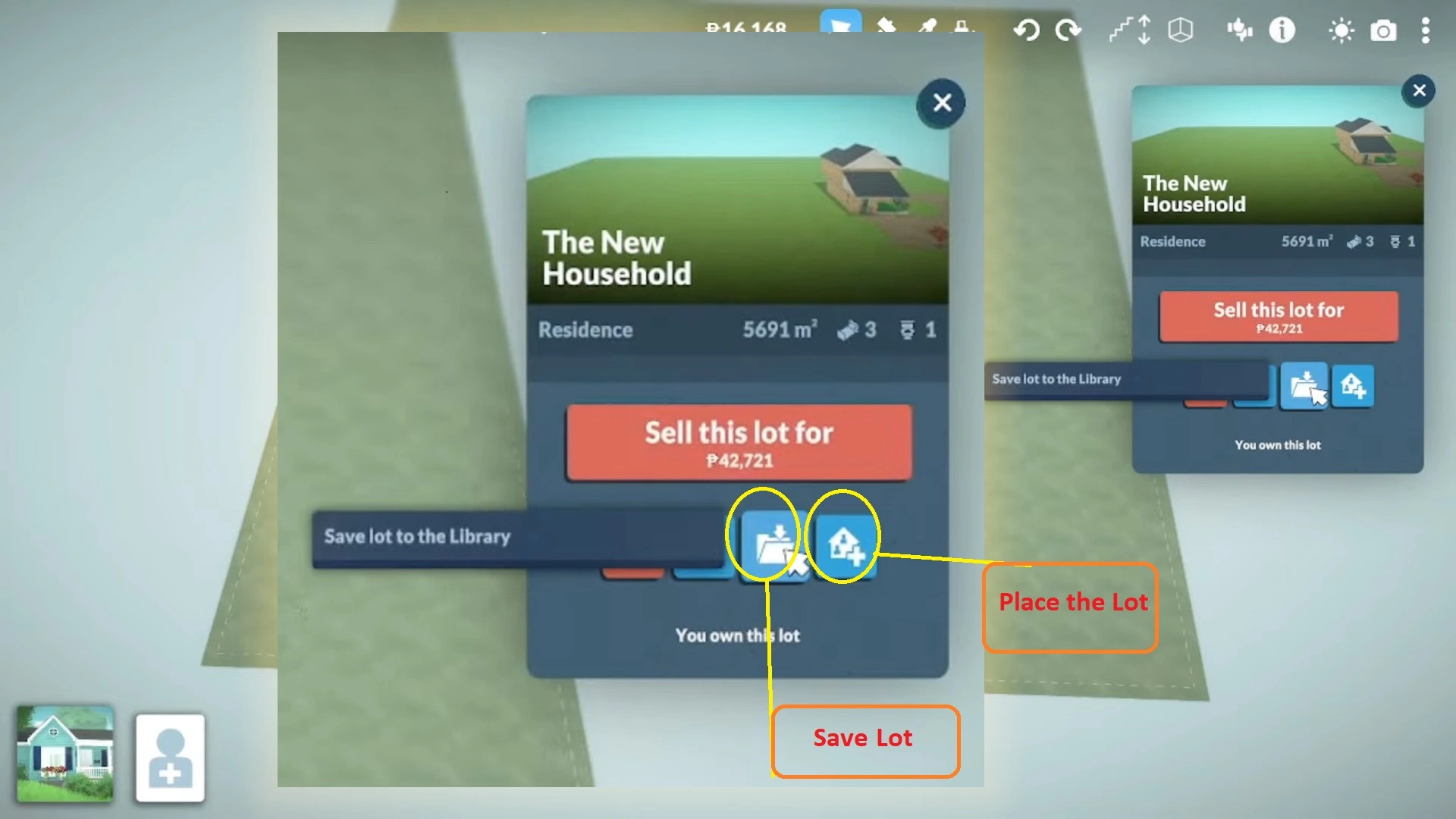 Paralives Lot Saving to Steam Workshop