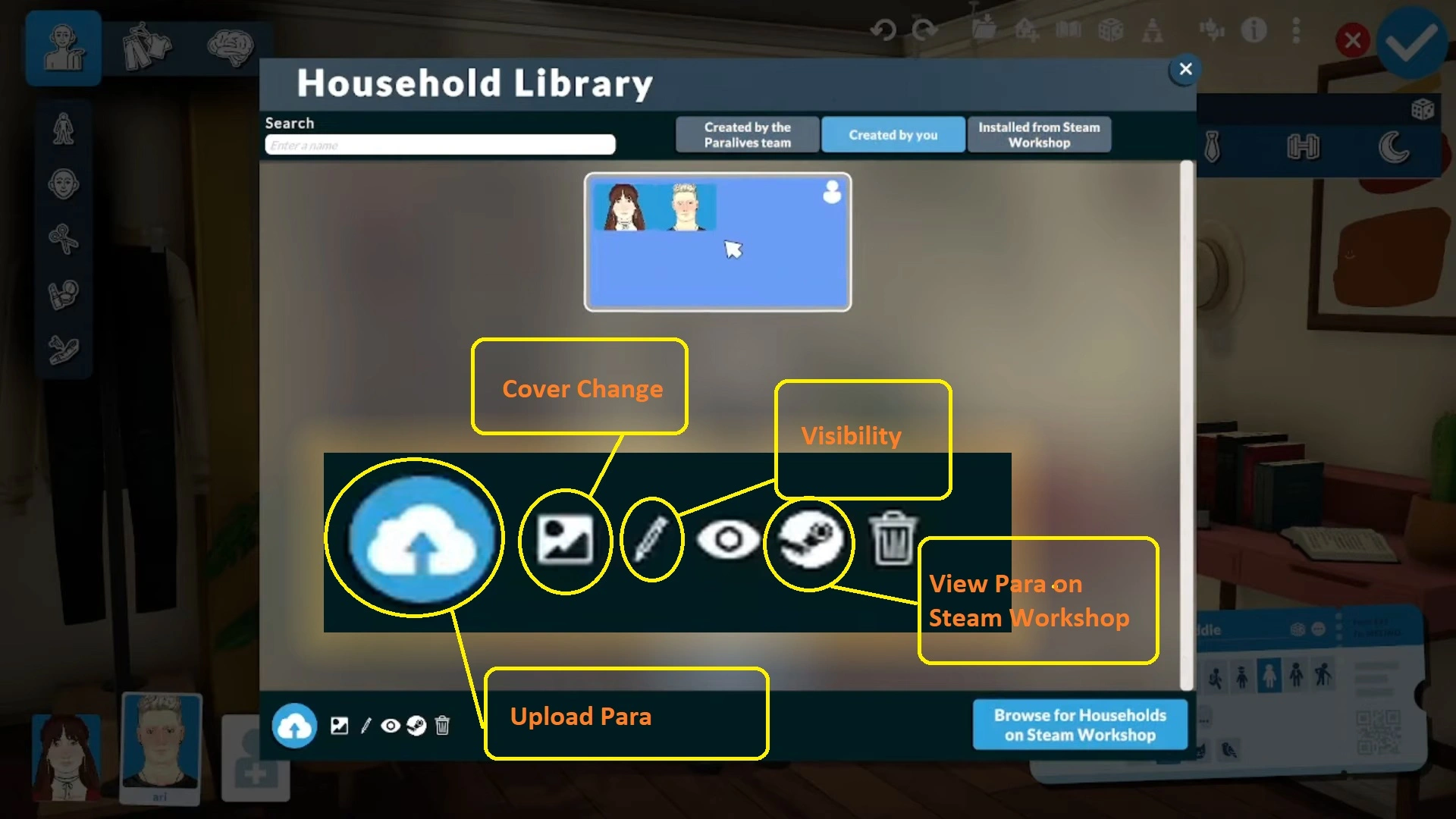 Paralives Para Steam Workshop Upload Page