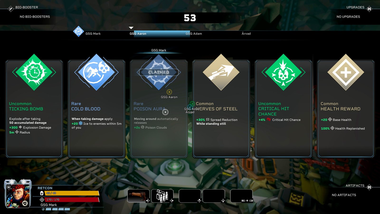 Picking upgrades in negotiations