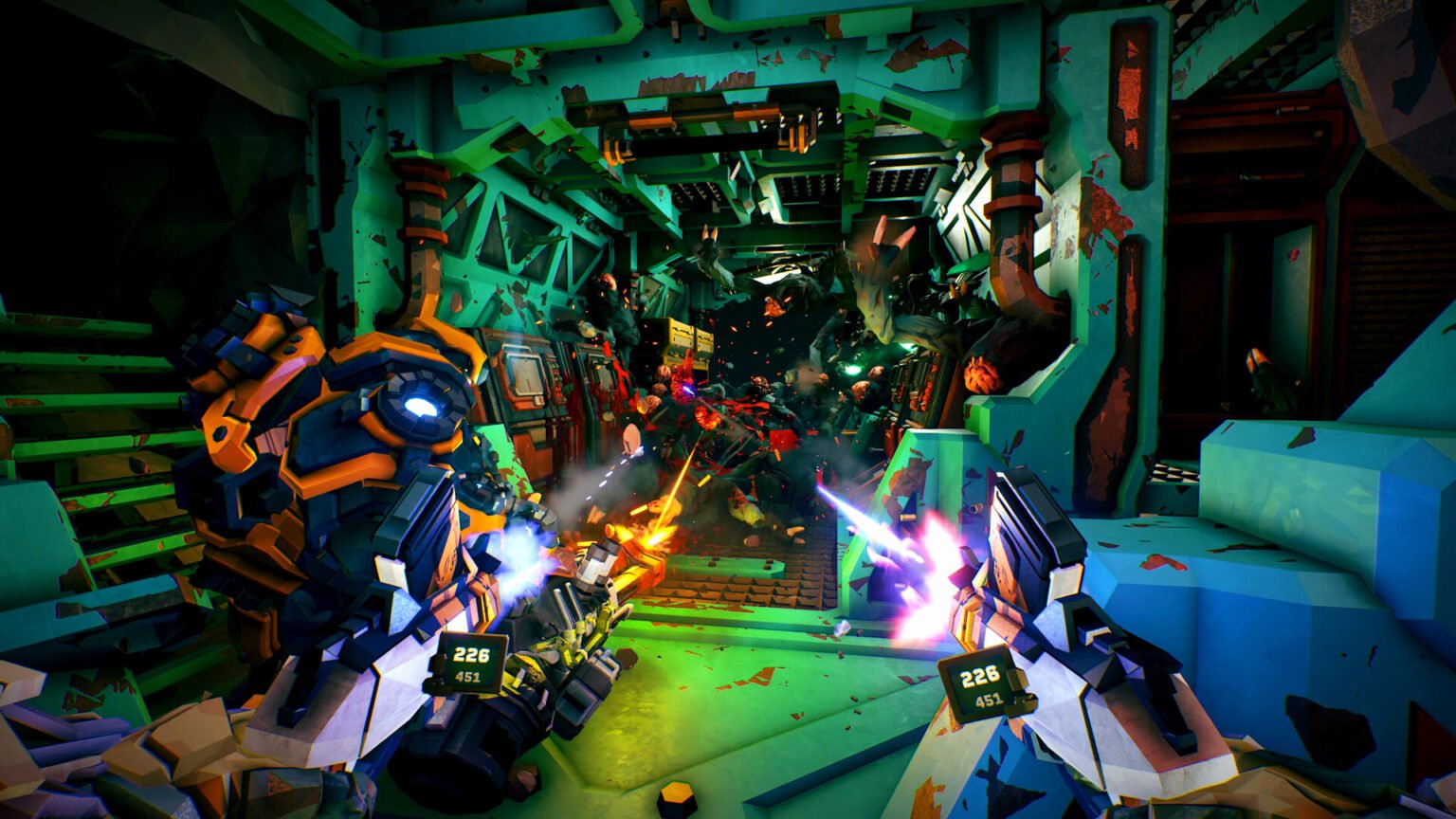 The Reclaimers fighting corespawn in Rogue Core
