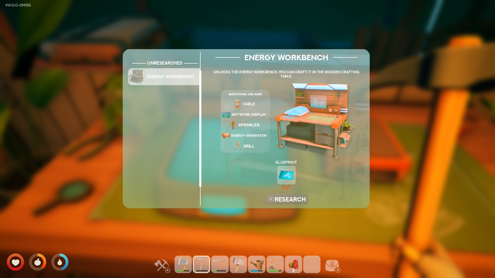 Unlocking the energy bench in Solarpunk