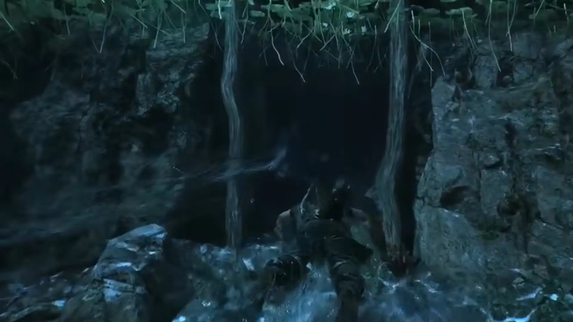 Underwater cave