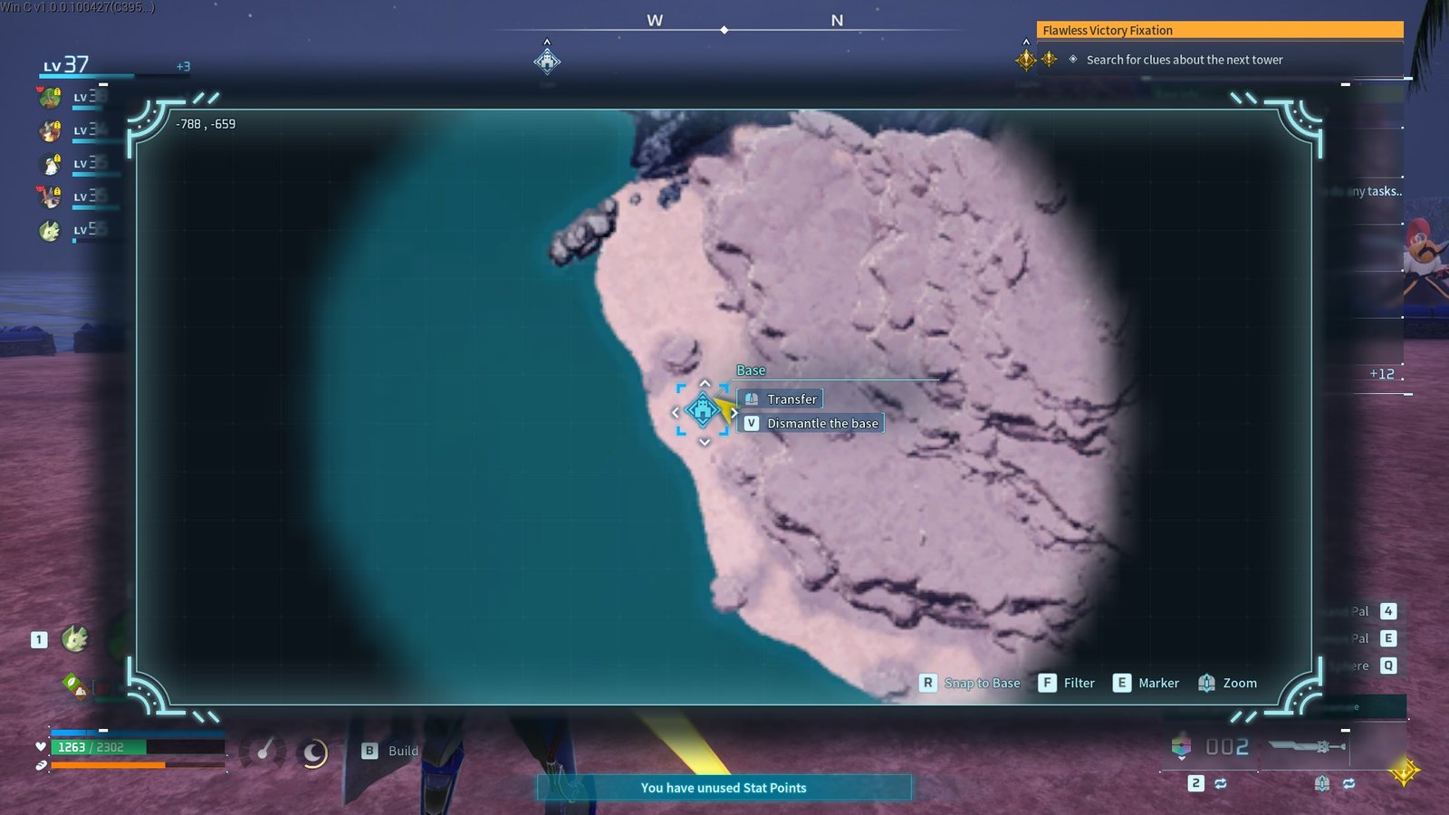 A secondary base in palworld