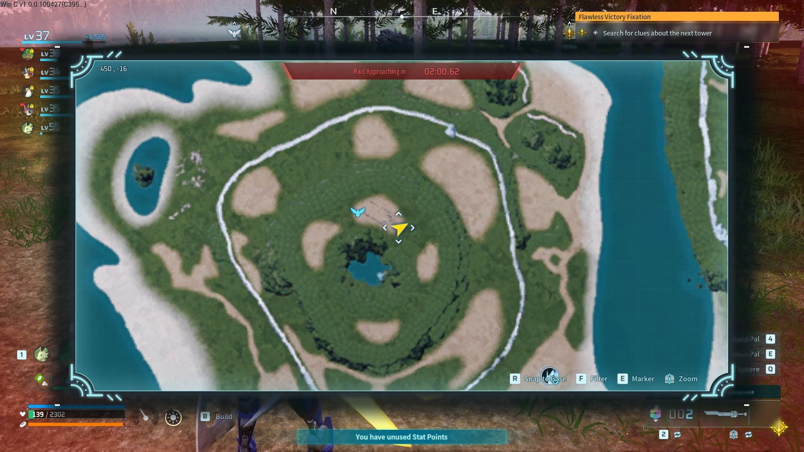 A base in Palworld in the Isle of Silence