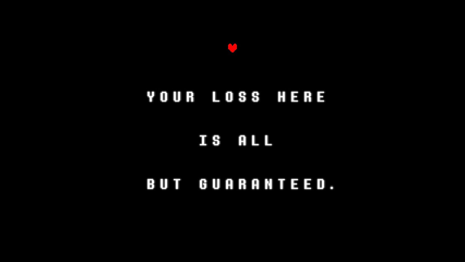 Gaster pushing the player in Deltarune