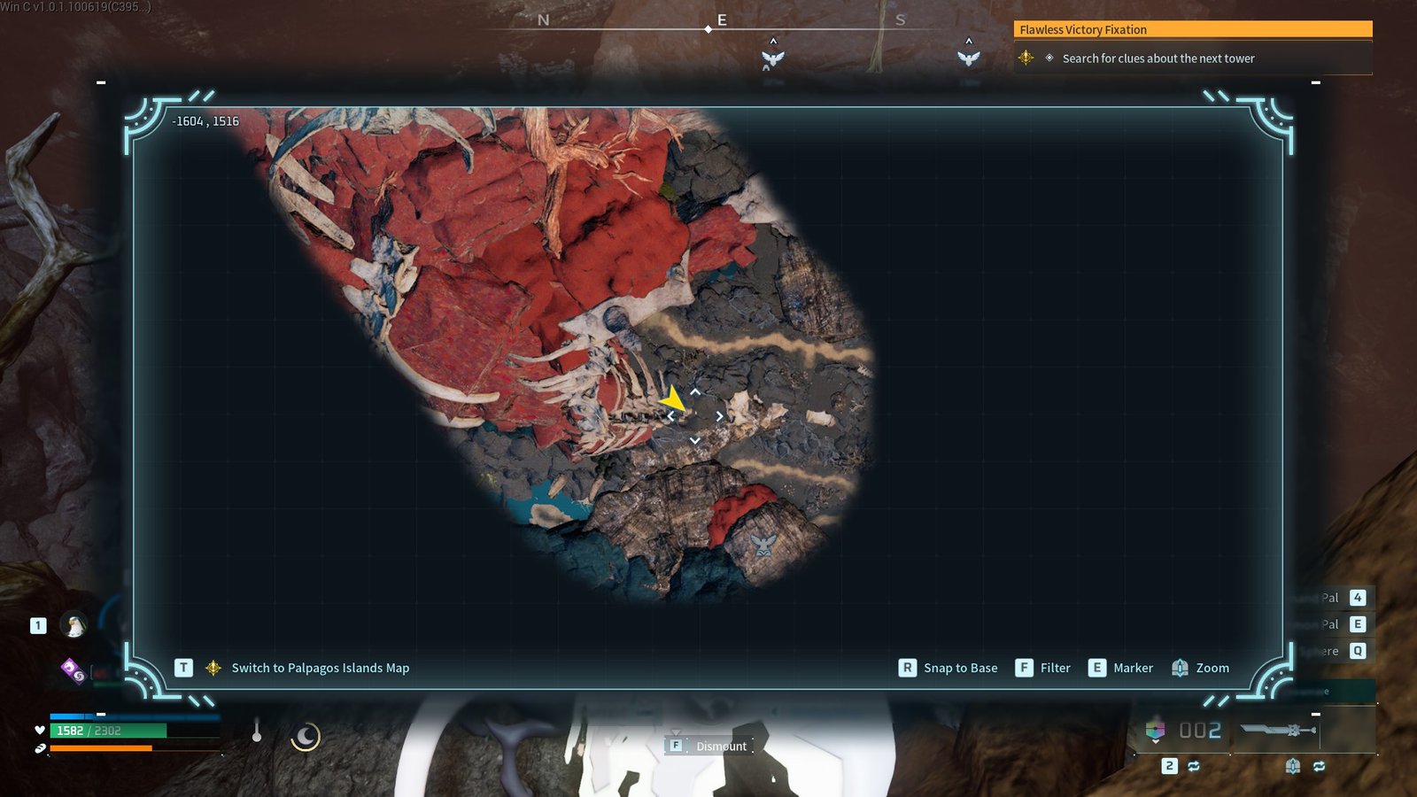 The third best Paloxite ore farming location in Palworld