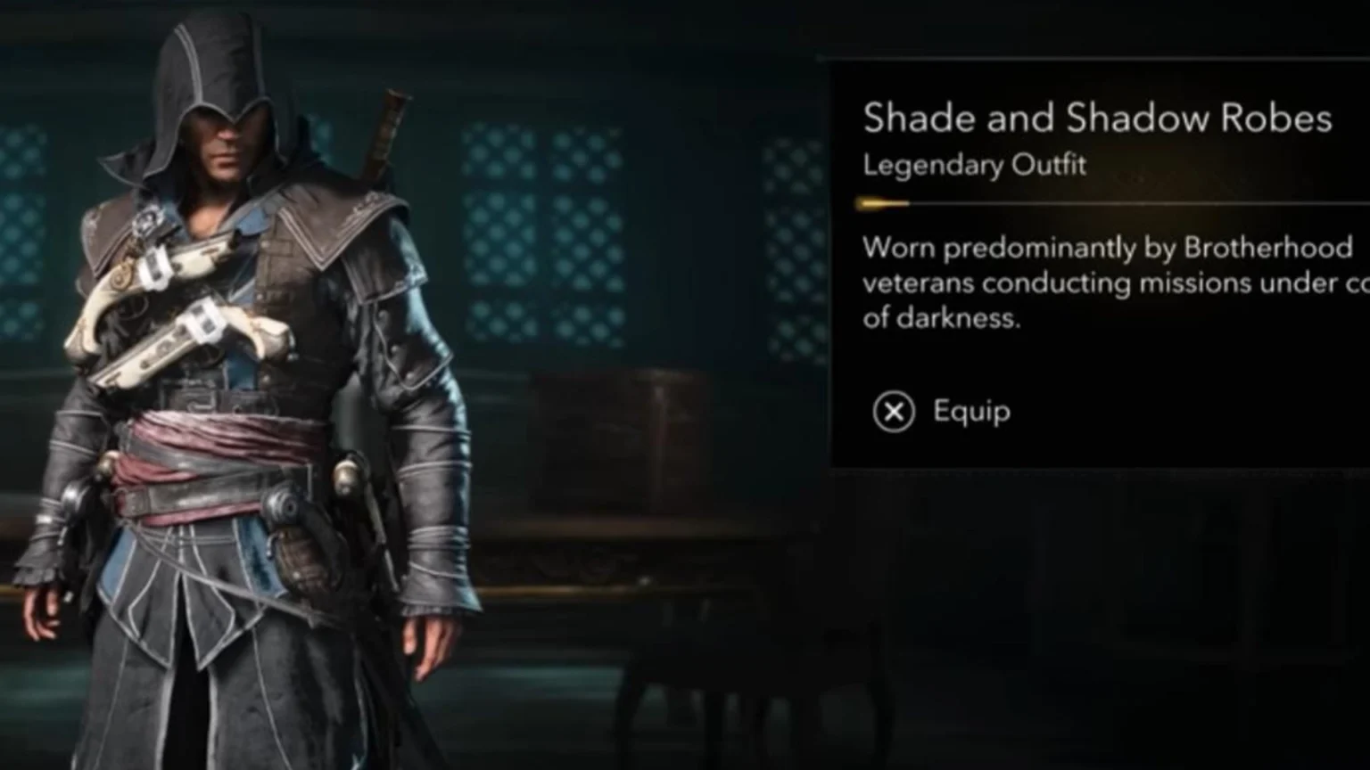 Assassin’s Creed Black Flag Resynced – How To Get Shade And Shadow Robes Shade and Shadow Robes