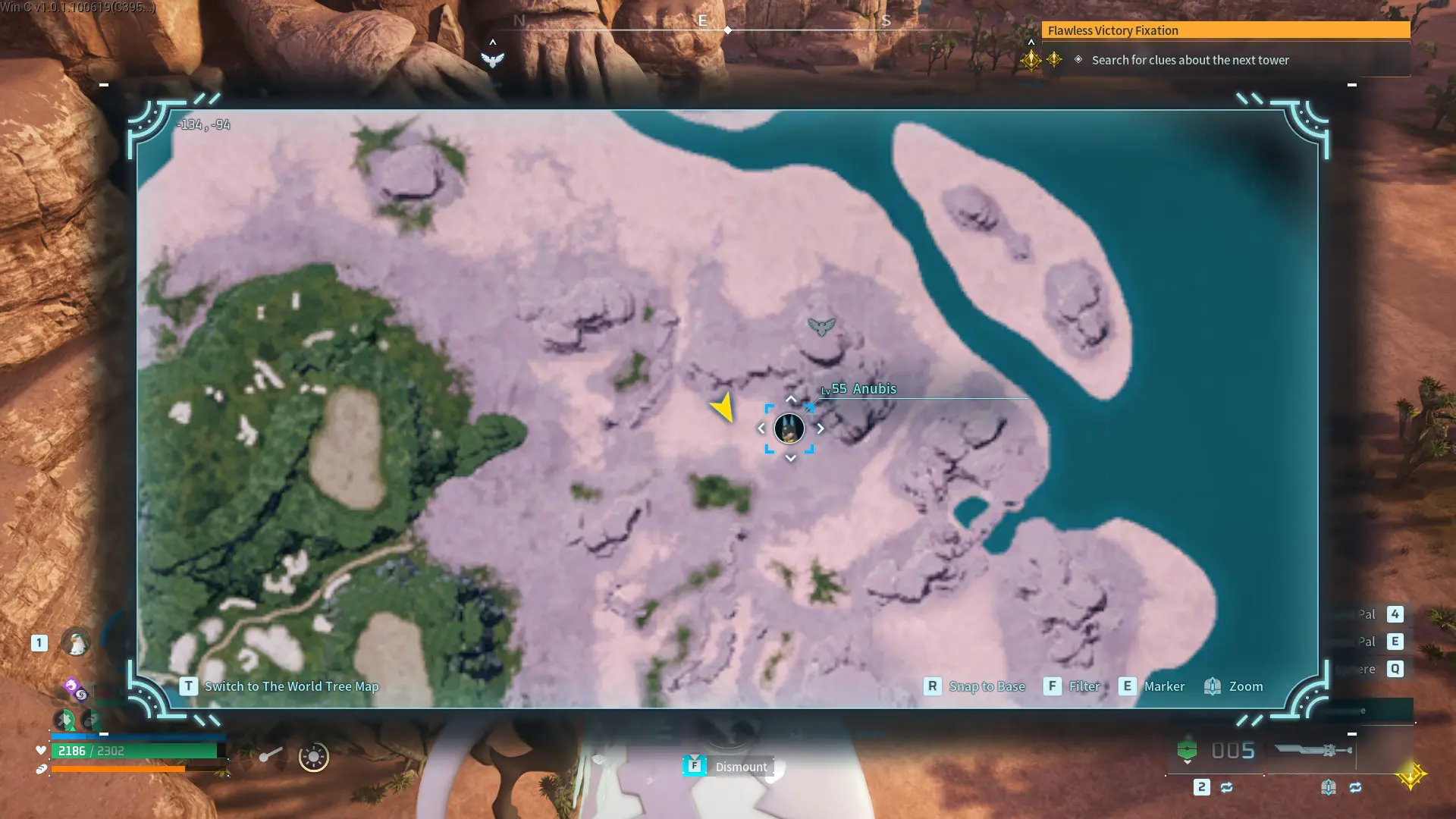 Anubis's field boss location in Palworld