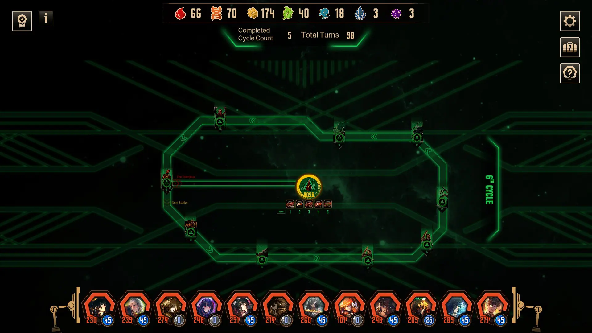The controls of Refraction Railway Line 2