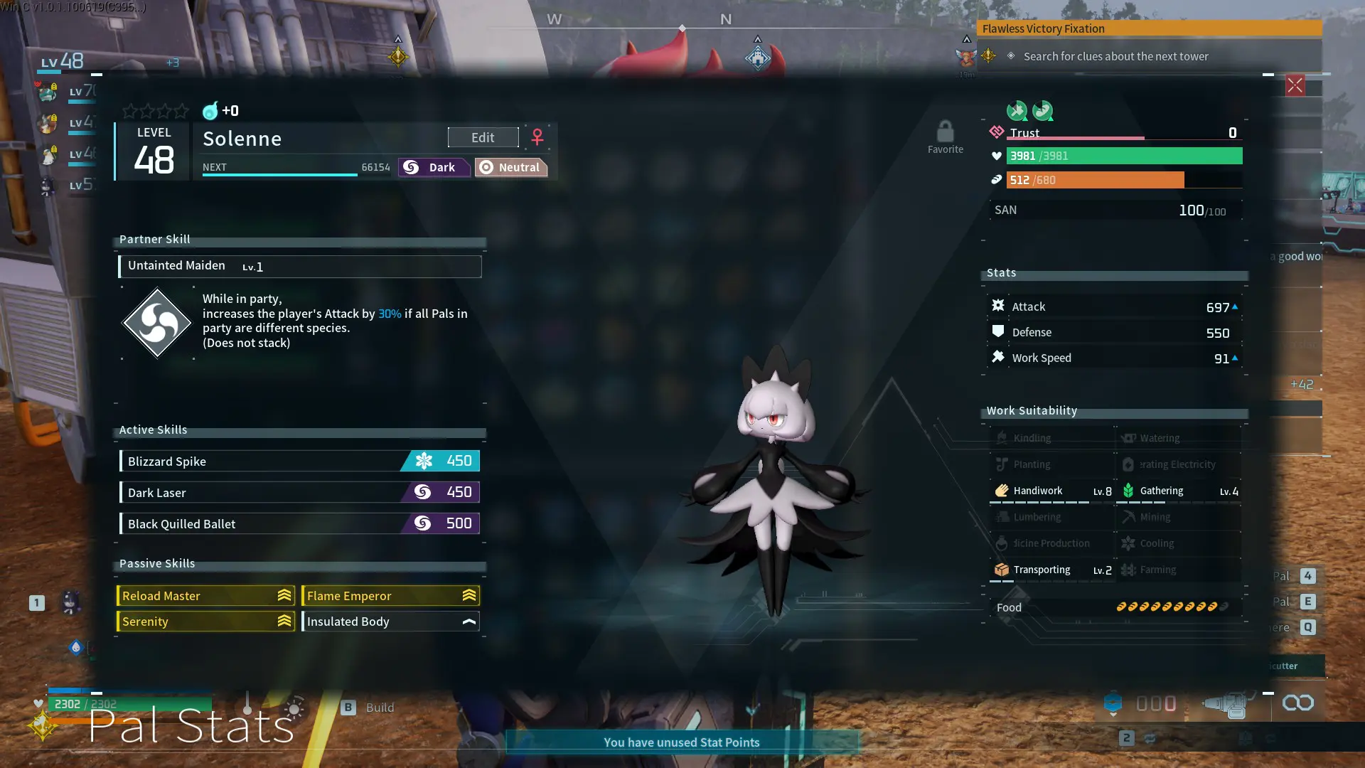 a strong handiwork pal in Palworld