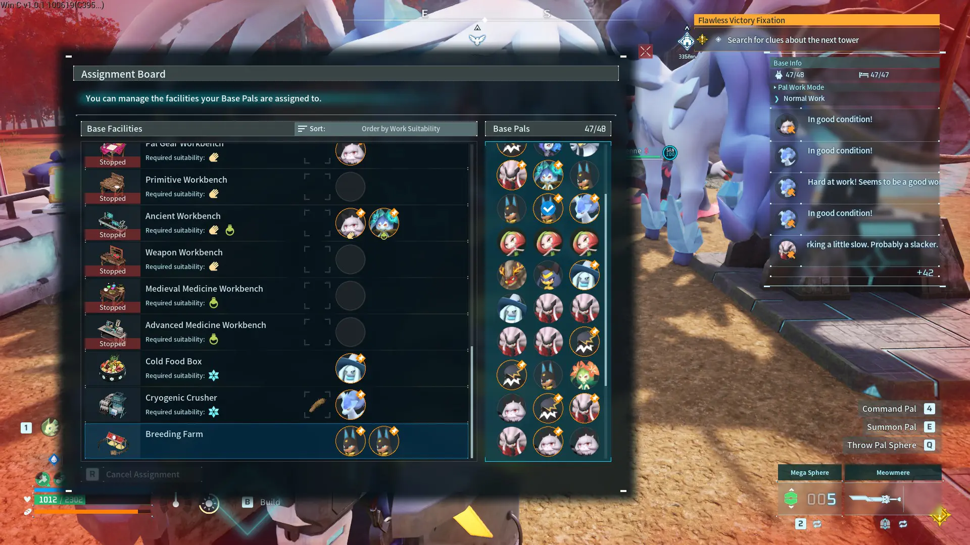 The easiest route to breed Anubis in Palworld