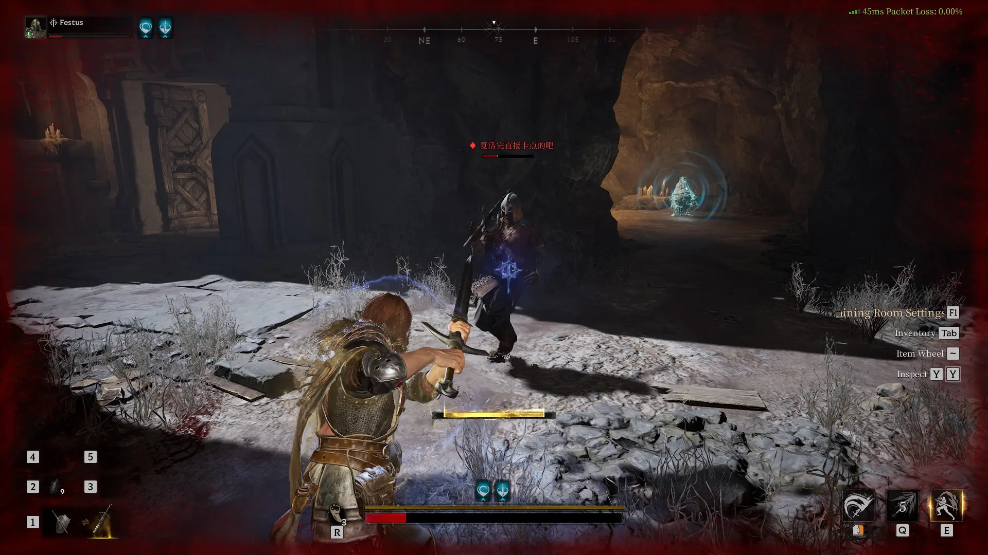 The parry in Mistfall Hunter