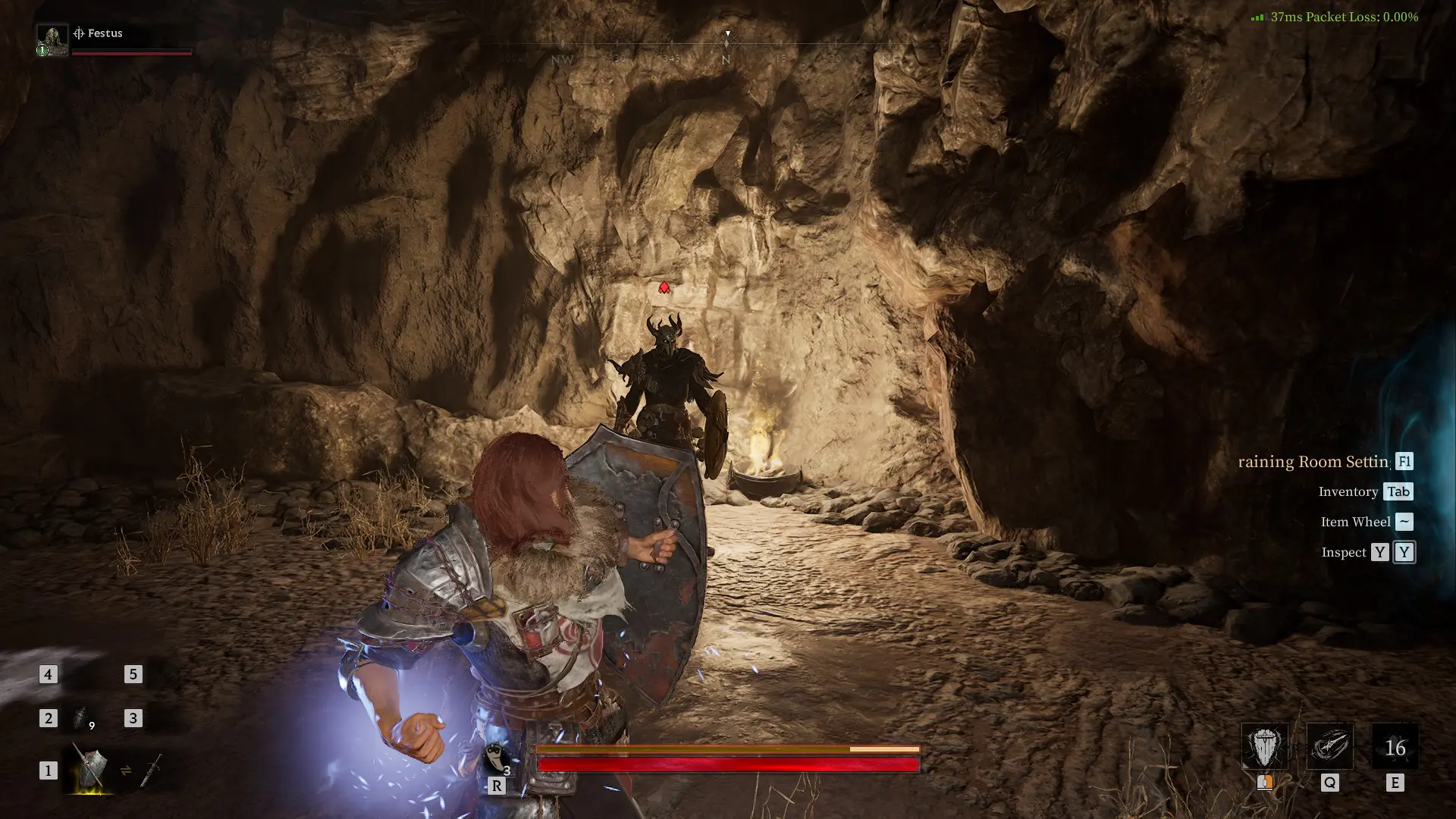 The shield bash in Mistfall Hunter