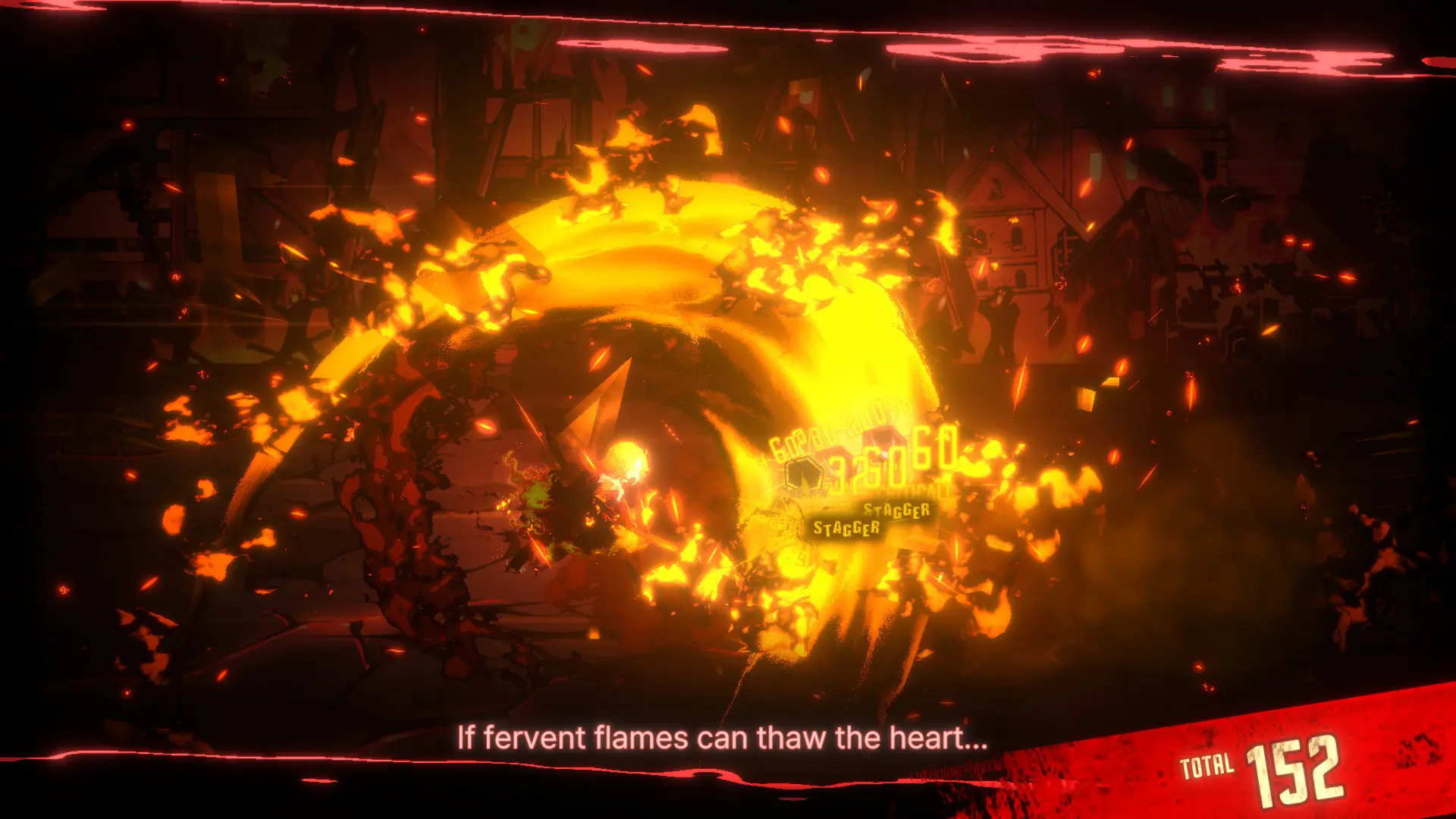 An uptie 4 Fourth Match Flame attack