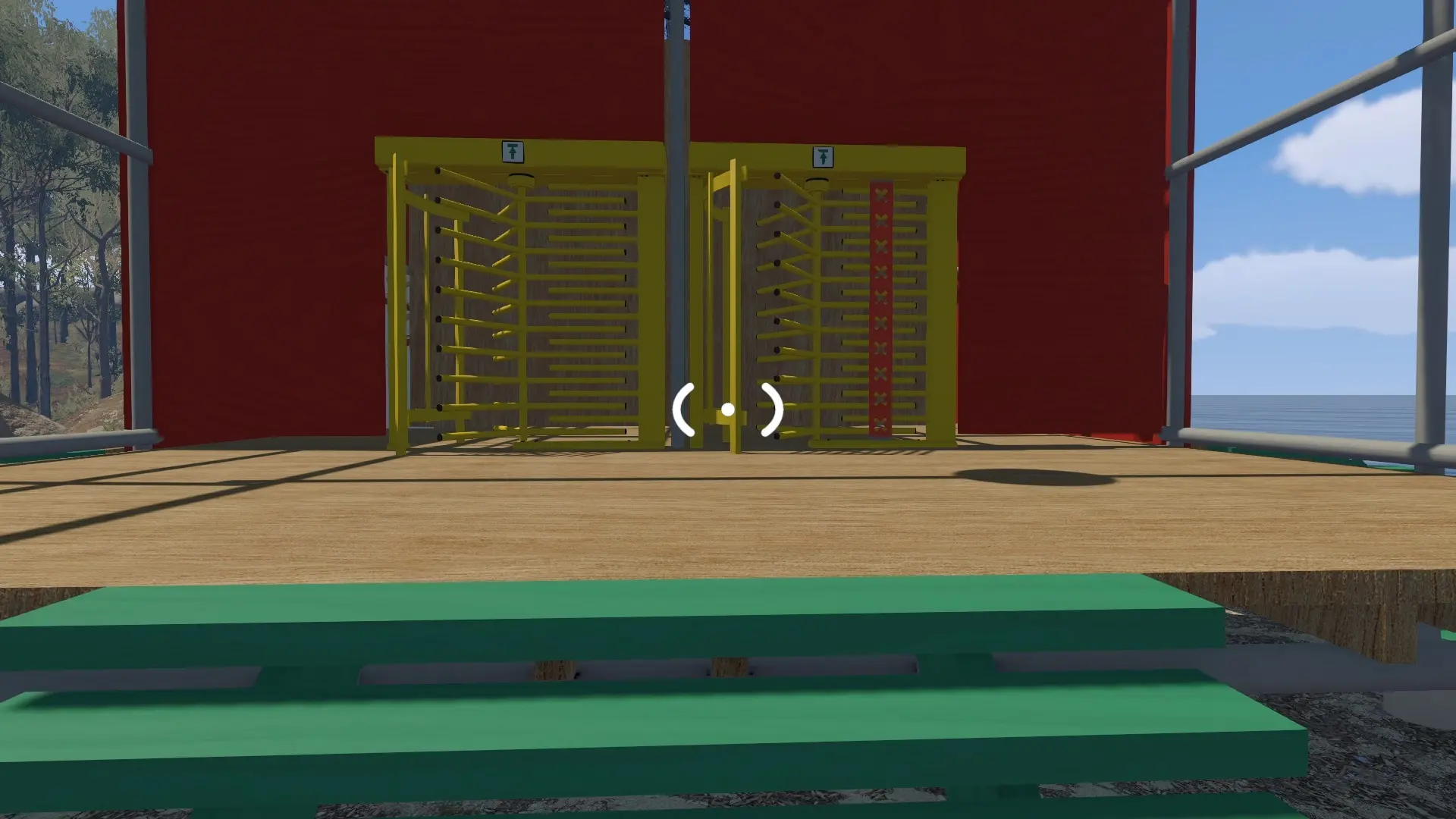 Big Walk Double Turnstile Purple Puzzle