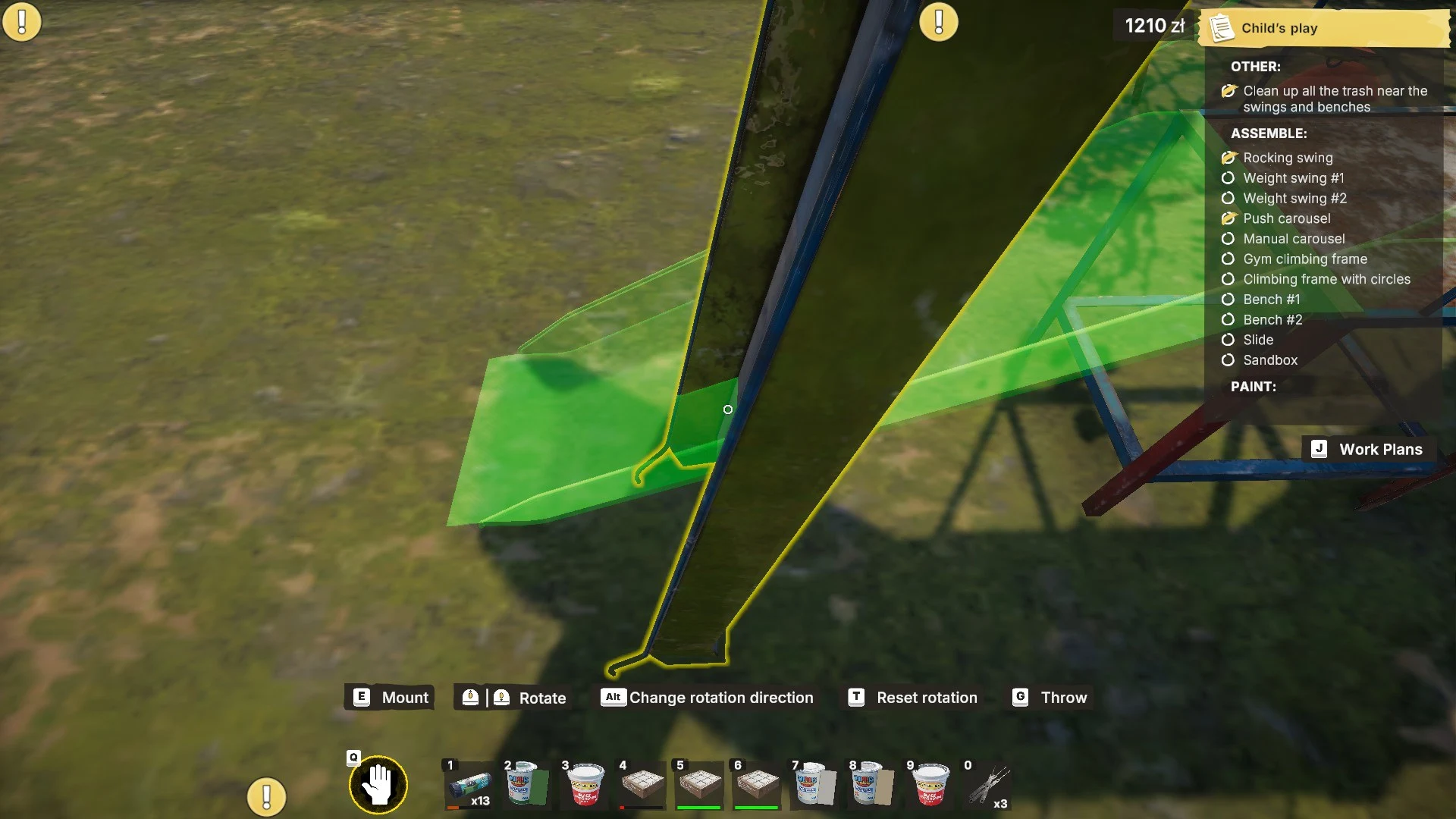 Low Budget Repair Playground Equipment Mount