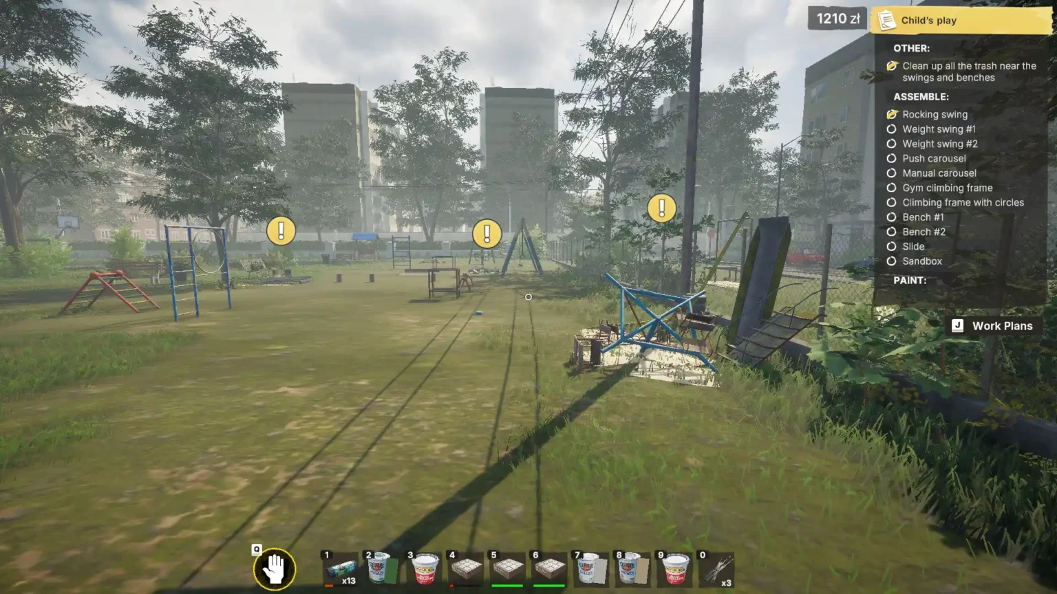 How to Complete the Playground (Child’s Play) in Low-Budget Repairs Low Budget Repair Playground Overview