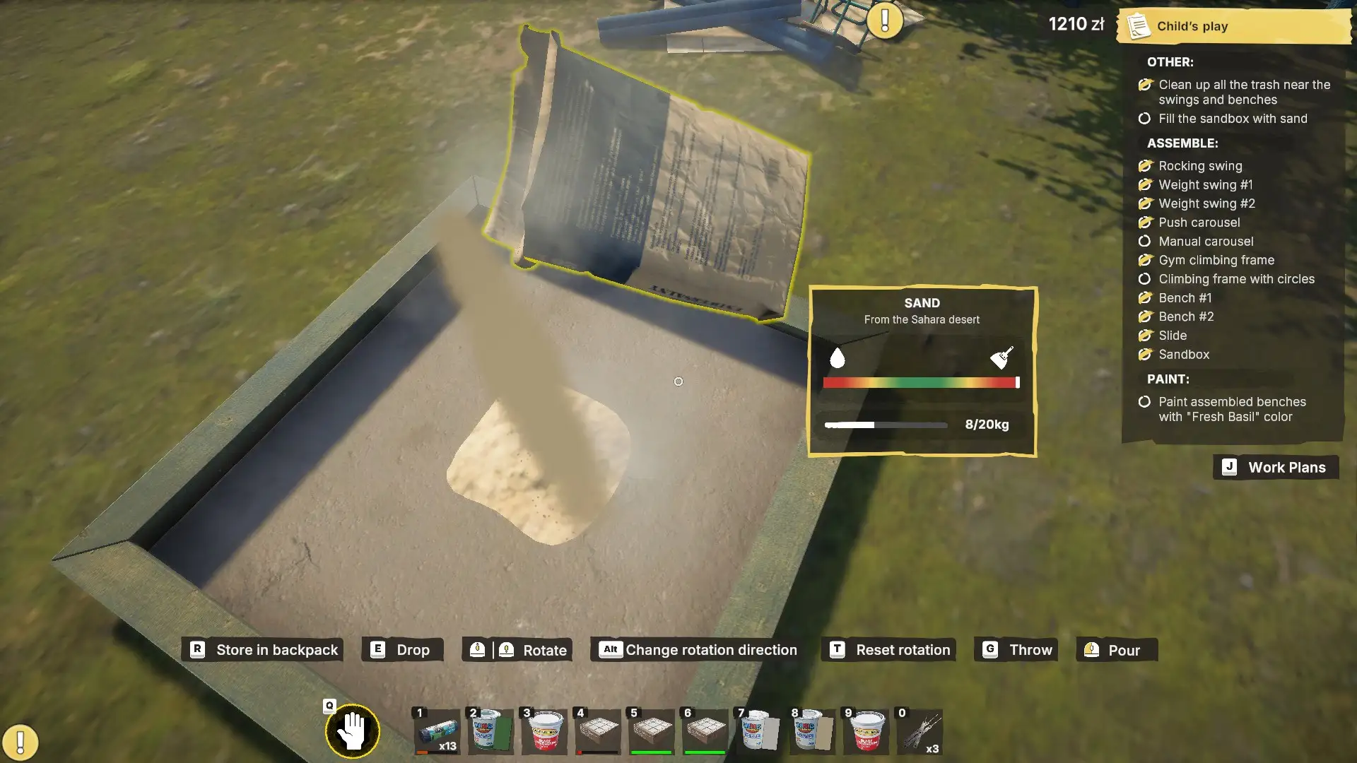 Low Budget Repair Playground Sandbox