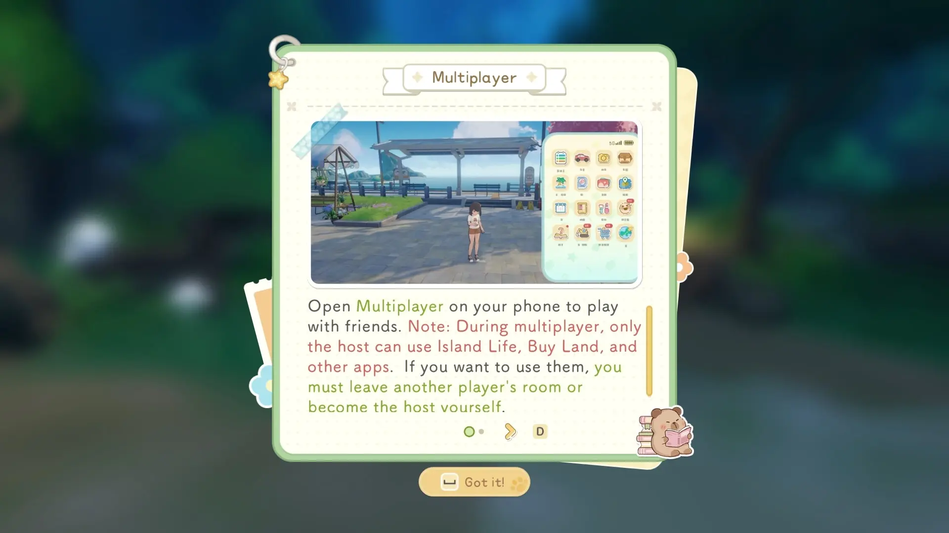 Starsand Island Multiplayer Explanation 1