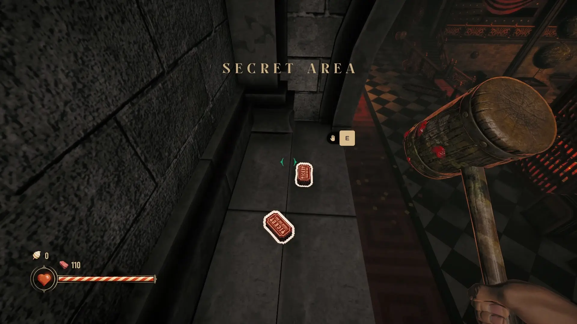 Twisted Tower Lobby Secret Area 1