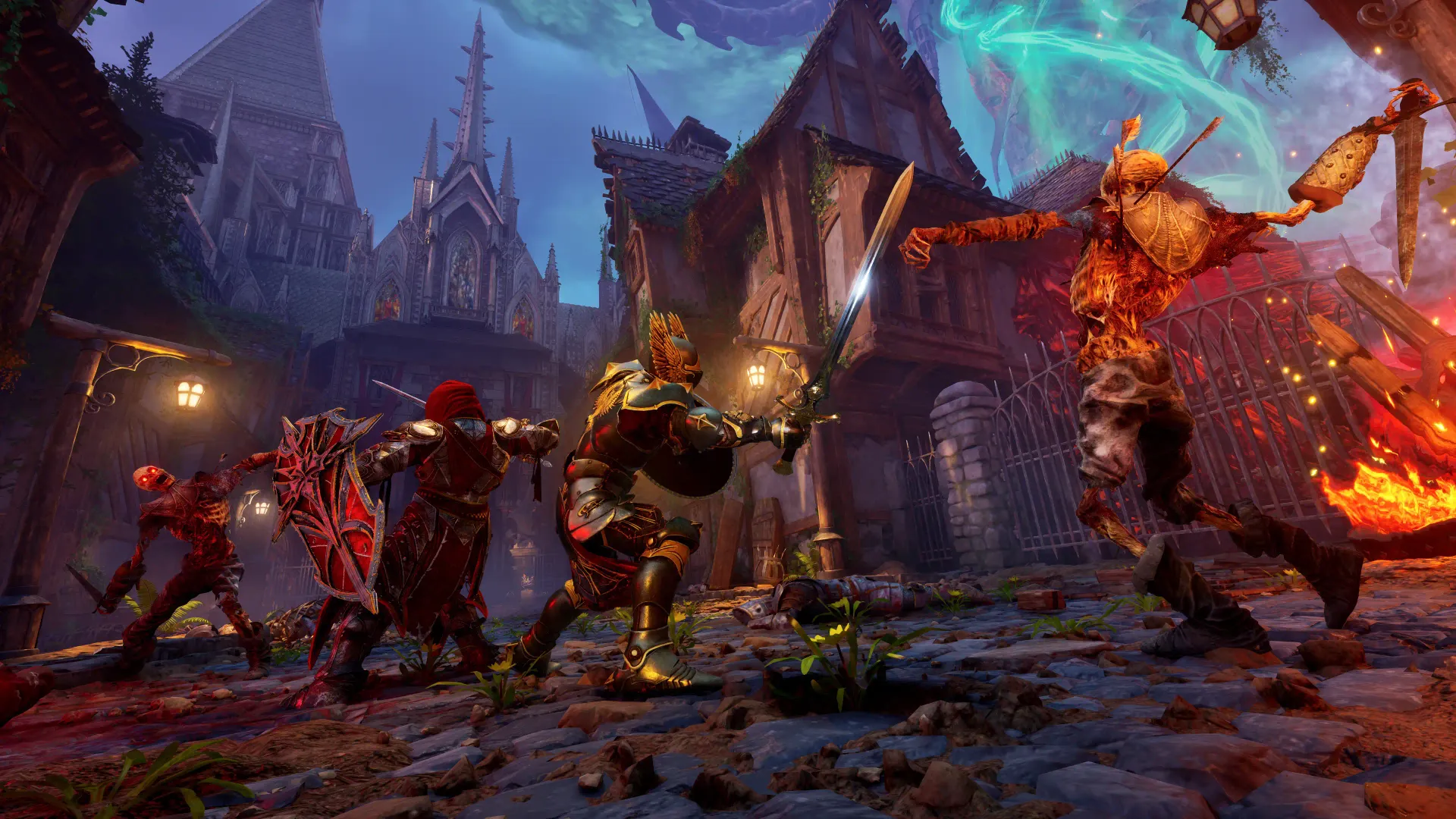 Crimson Moon boasts immersive, hack and slash combat that counts on violence and gore as gameplay mechanics