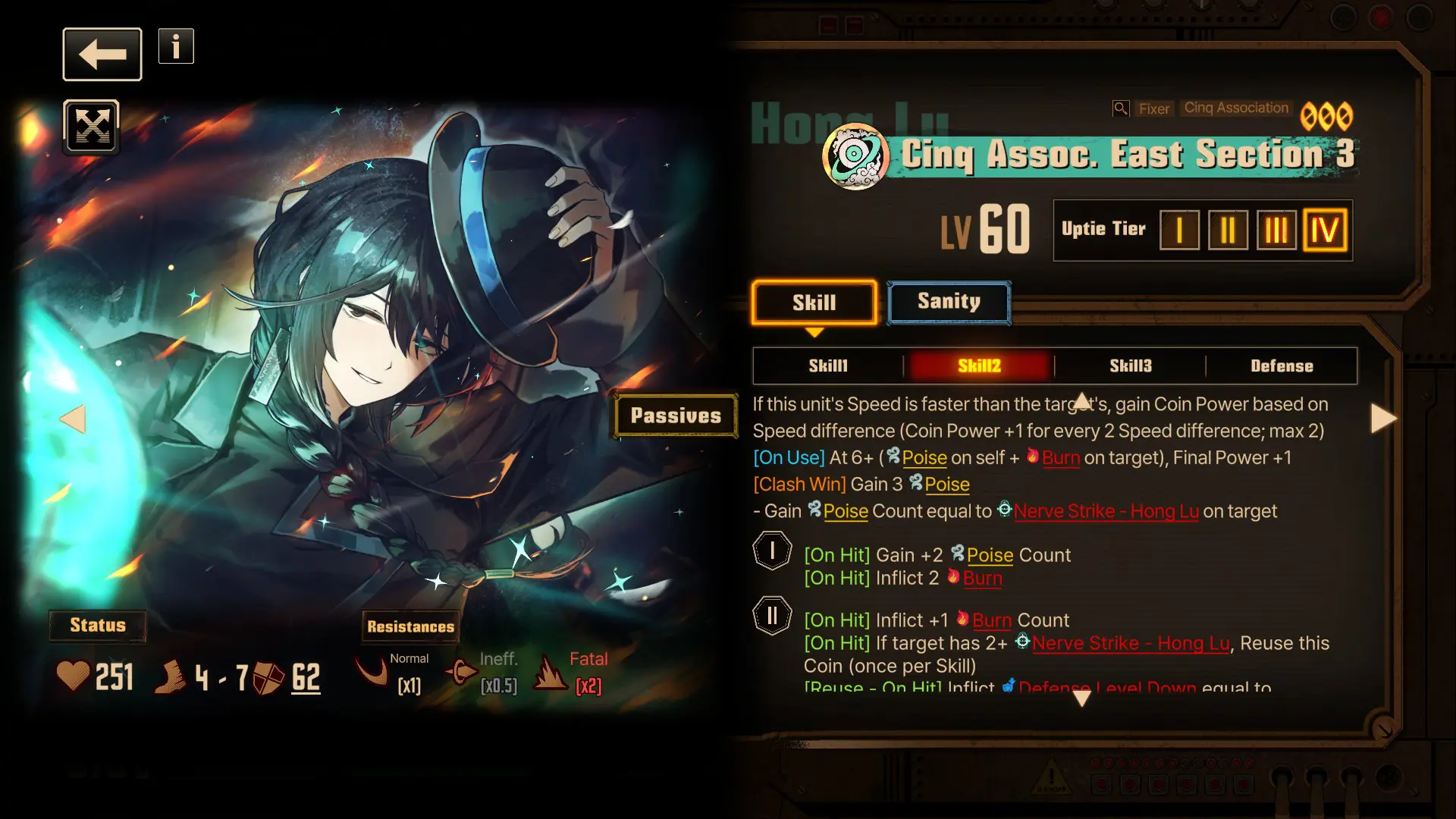 Cinq East Hong Lu Skill 2