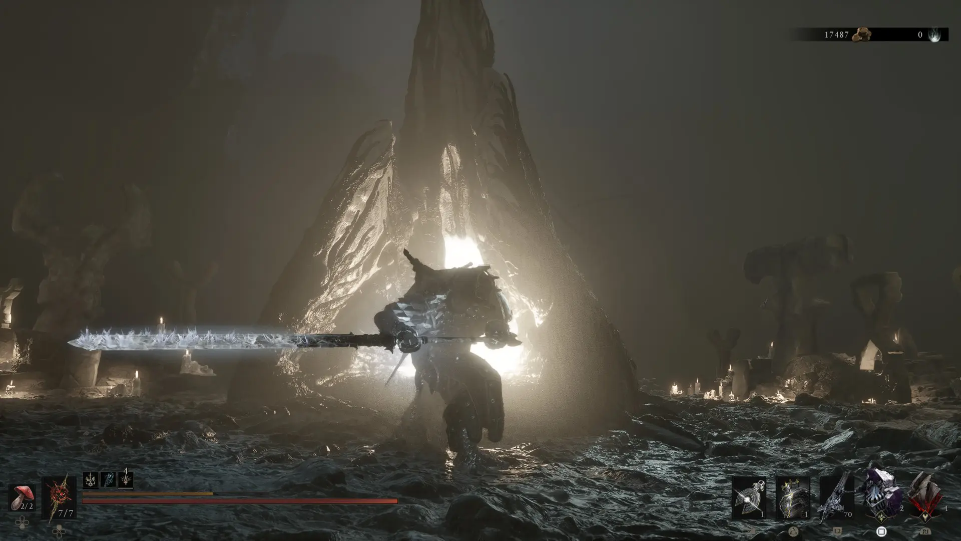 The infusion animation for Mortal Shell 2's Best Eredrim Build