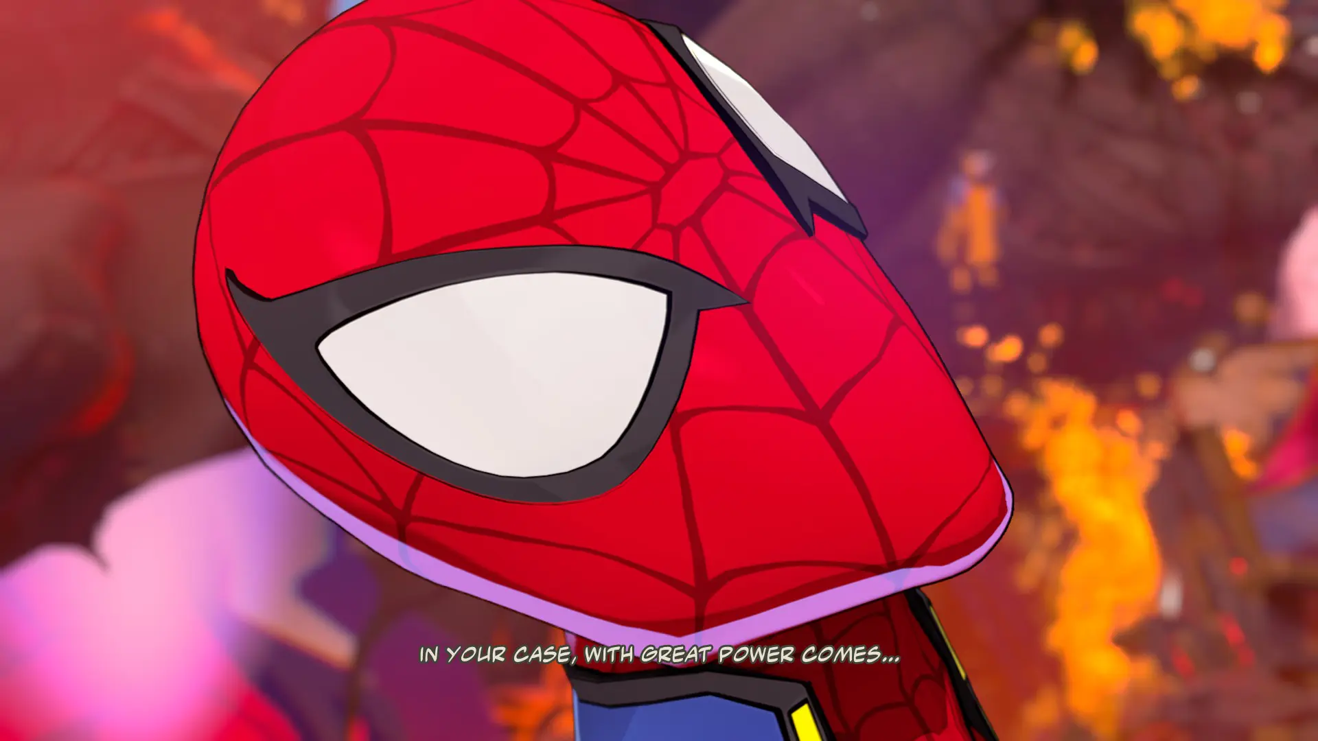 Spider-Man's Win Pose