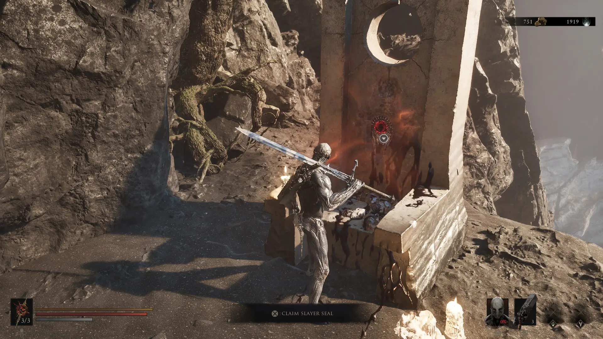 The Slayer Seal in hiding in Mortal Shell 2