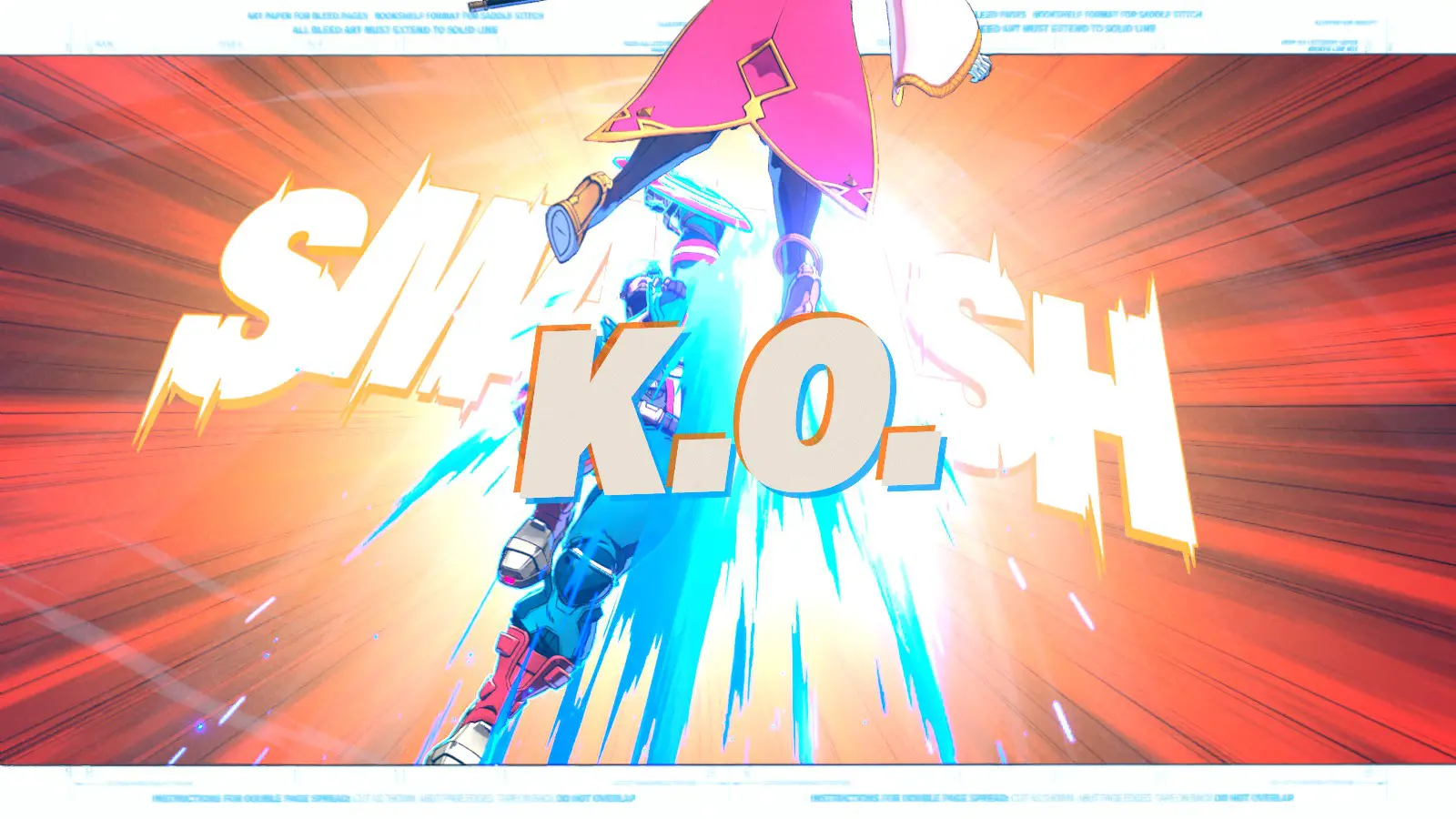 Captain America beating the Promoter in Marvel Tokon