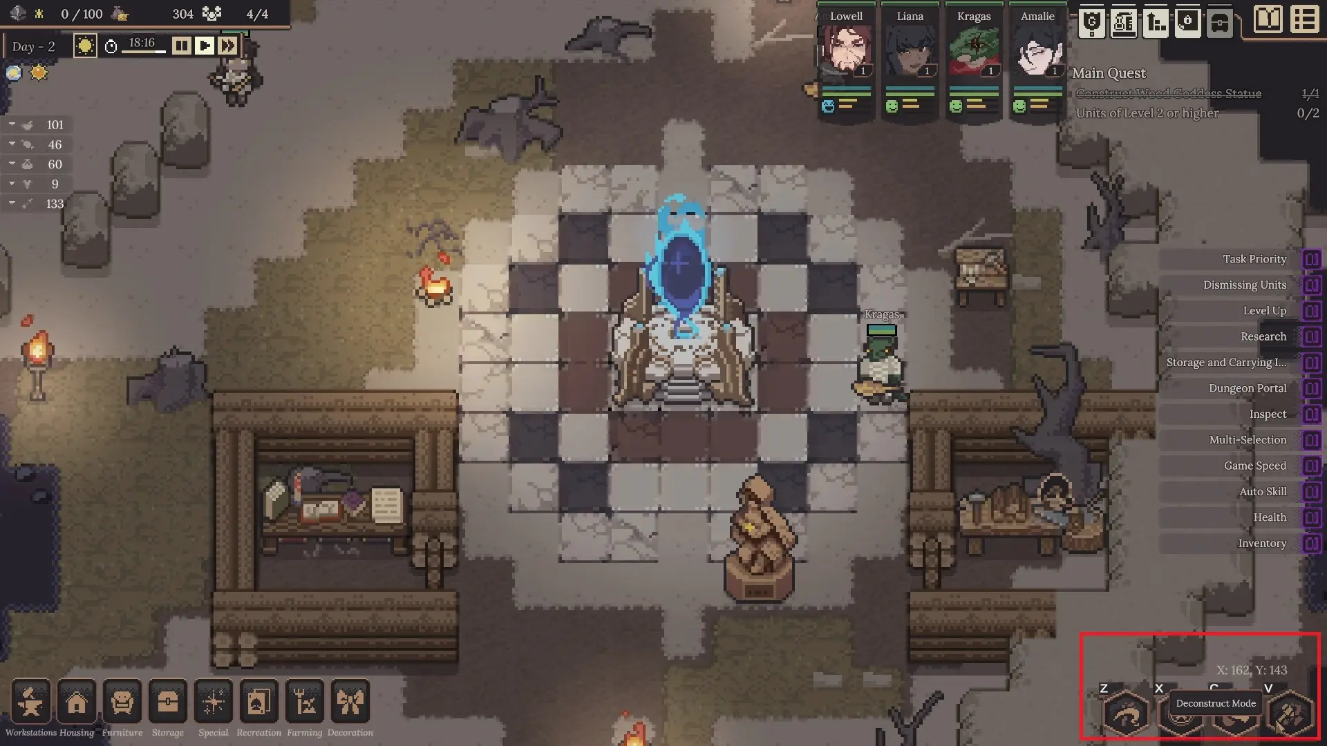Dungeon Settlers Deconstruct