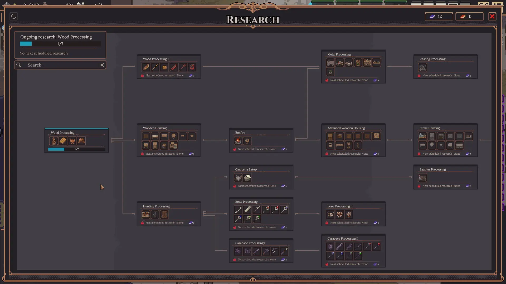 Dungeon Settlers Research