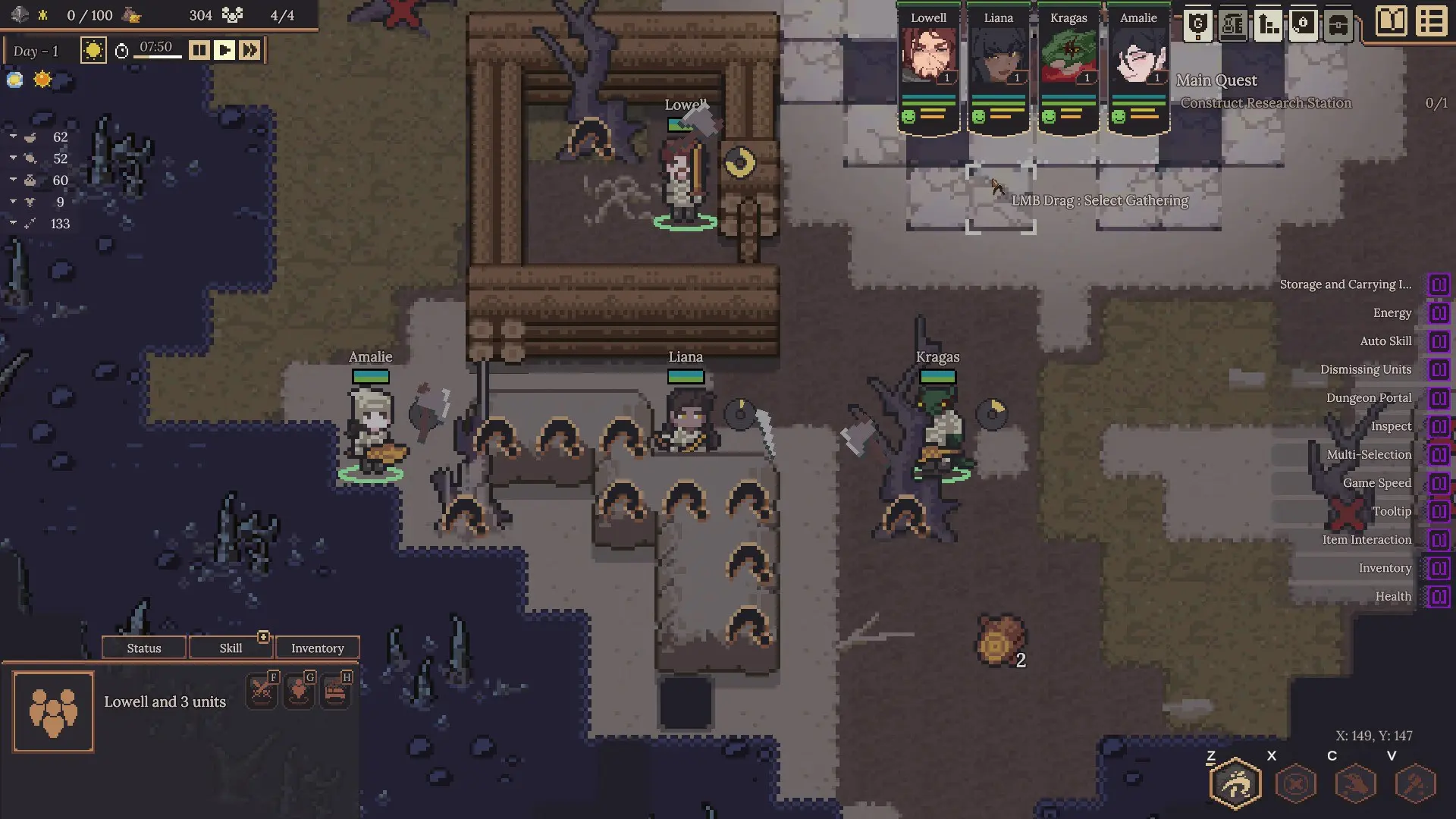 Dungeon Settlers Settlement Gathering